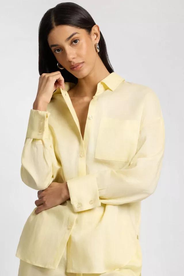Onia Air Linen Boyfriend Shirt by ONIA