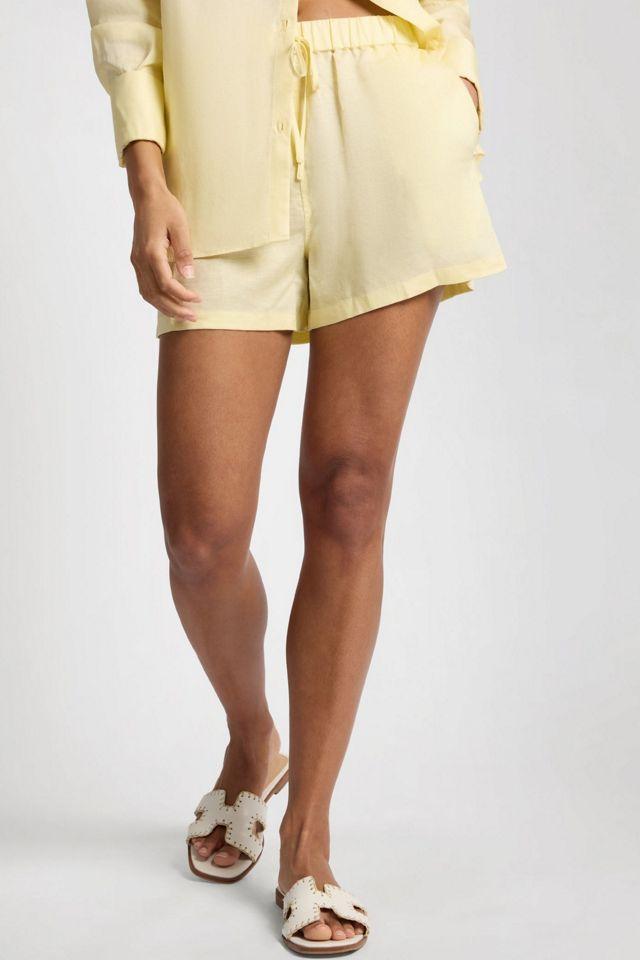 Onia Air Linen Elastic Drawstring Short by ONIA