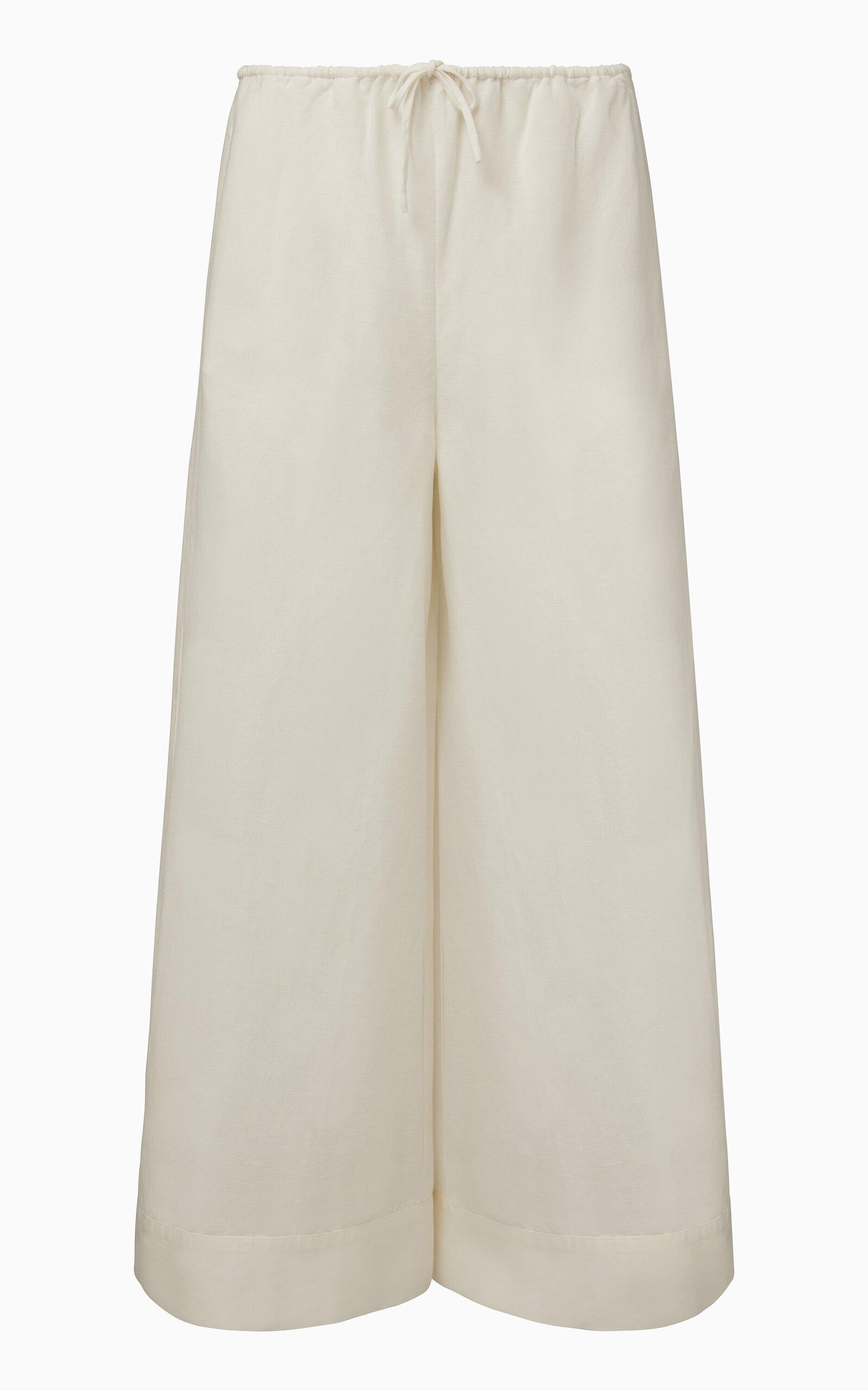 Onia Air Linen Wide Leg Drawstring Pants - Moda Operandi by ONIA