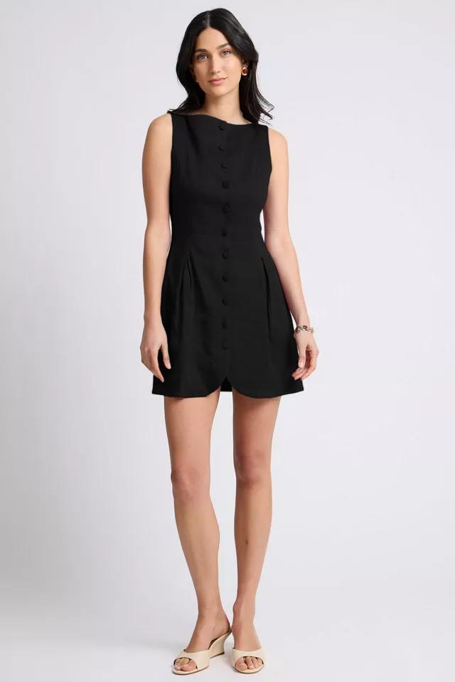 Onia Boatneck Button Front Dress by ONIA