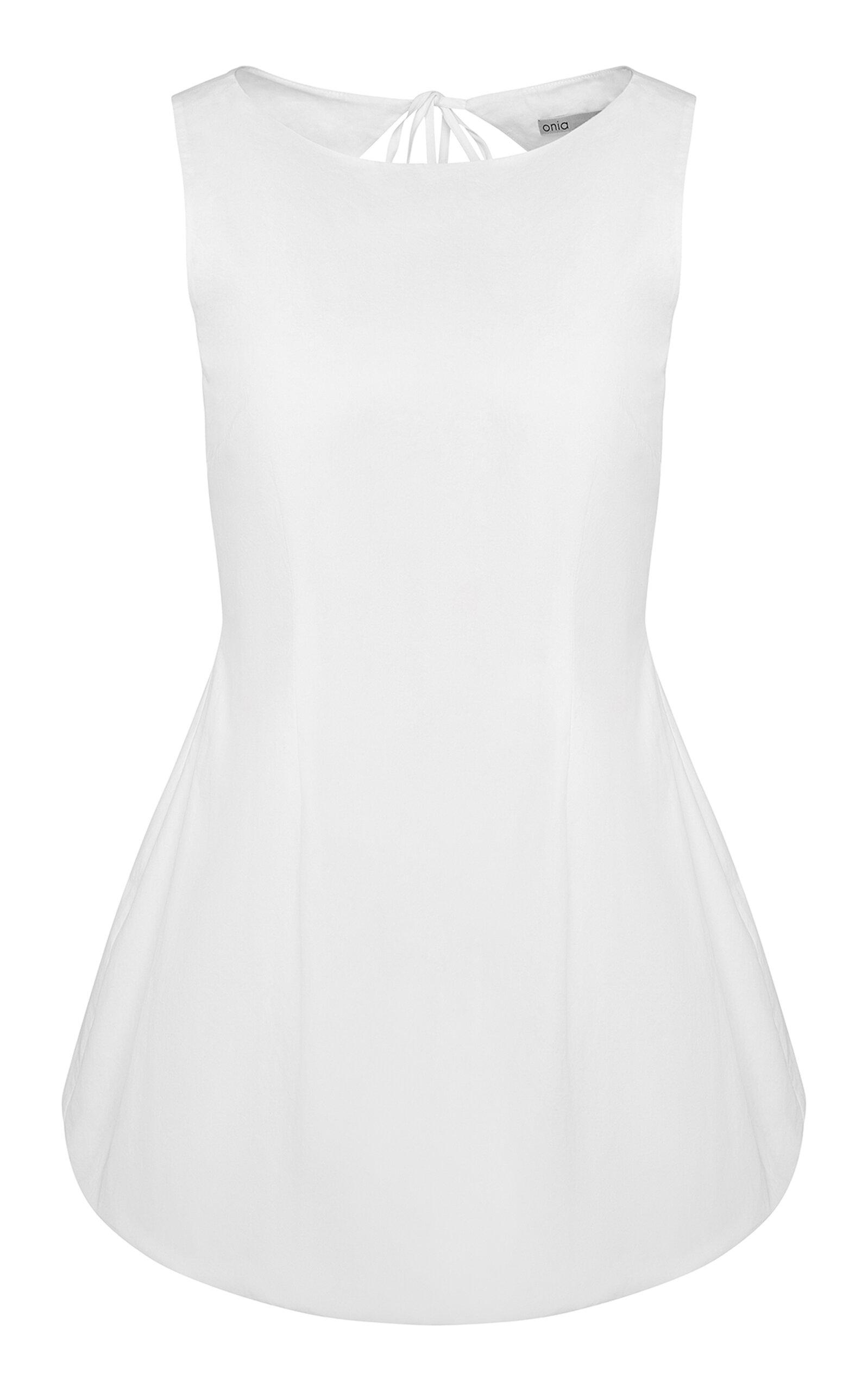 Onia Fitted Bubble Cotton Mini Dress - Moda Operandi by ONIA