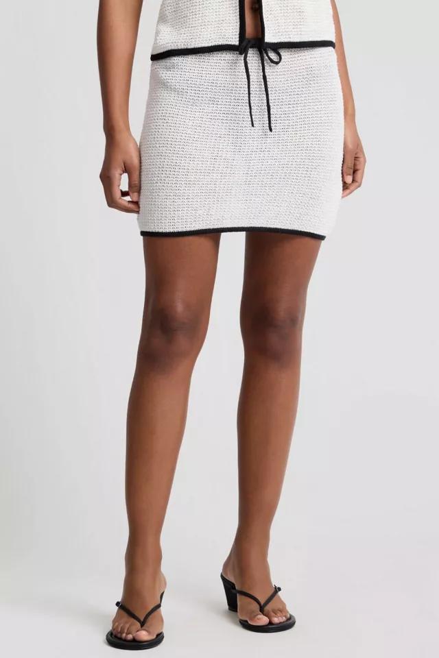 Onia Linen Knit Mini Skirt by ONIA