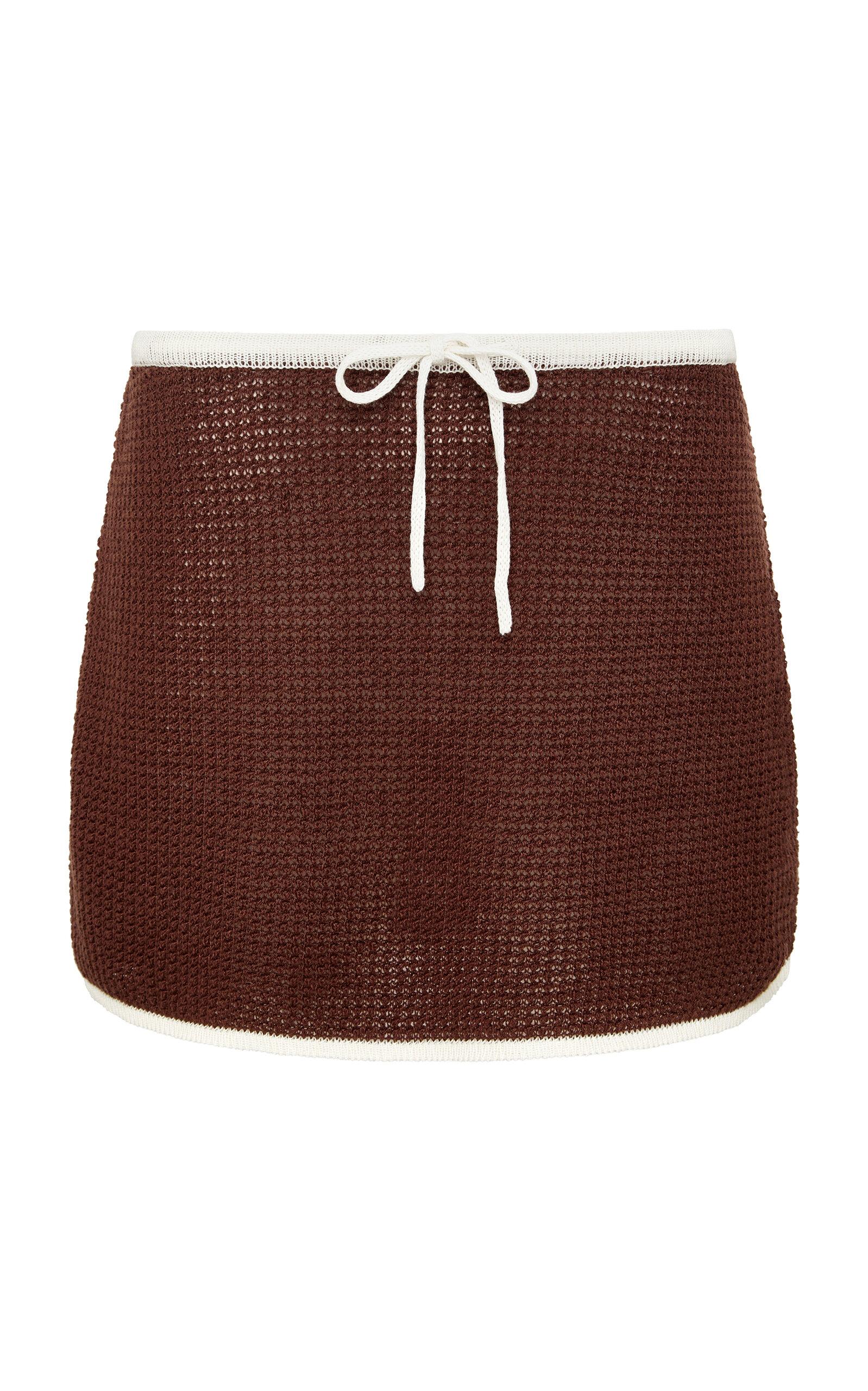 Onia Linen Knit Mini Skirt - Moda Operandi by ONIA