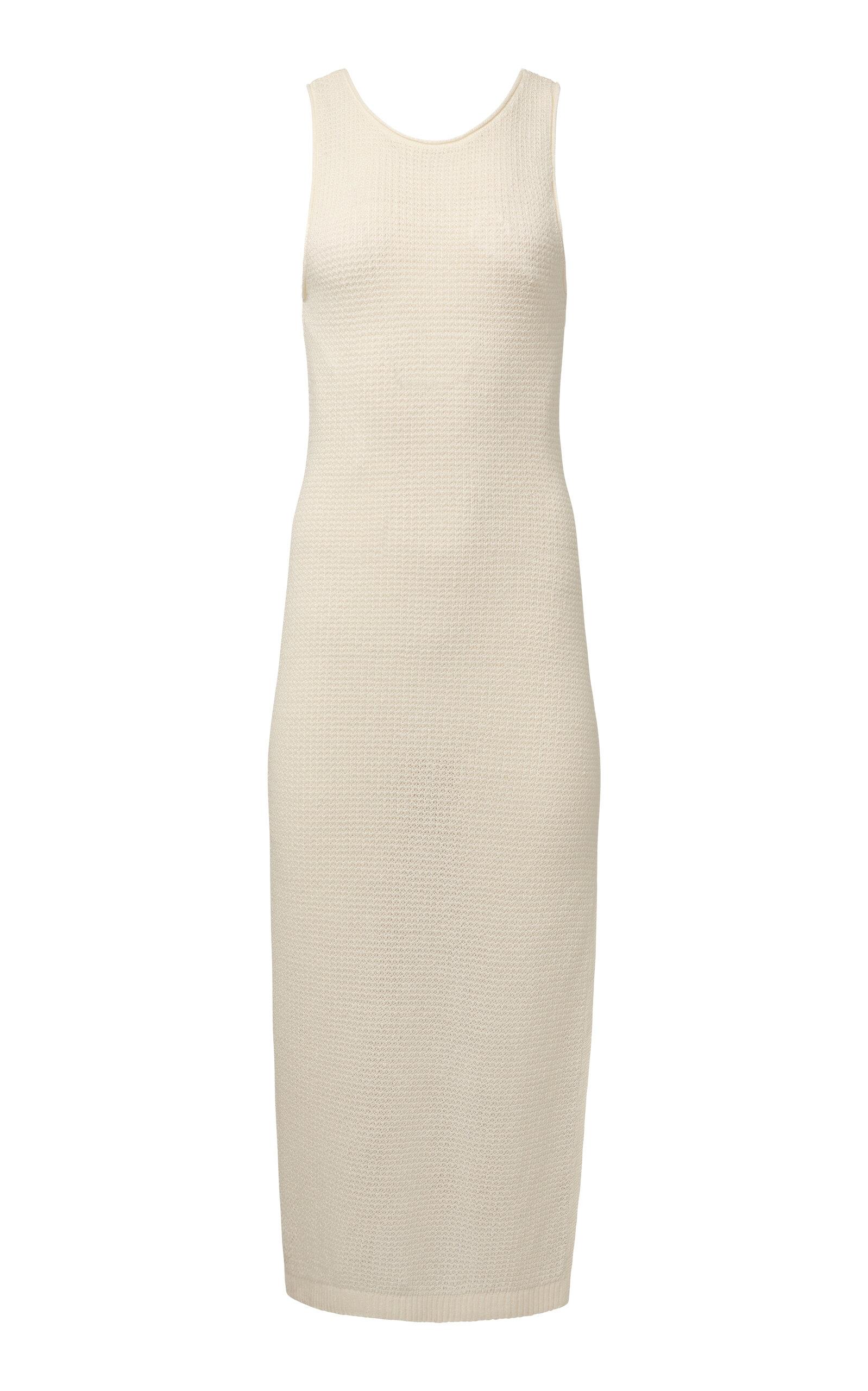 Onia Linen Knit Scoop Back Maxi Dress - Moda Operandi by ONIA