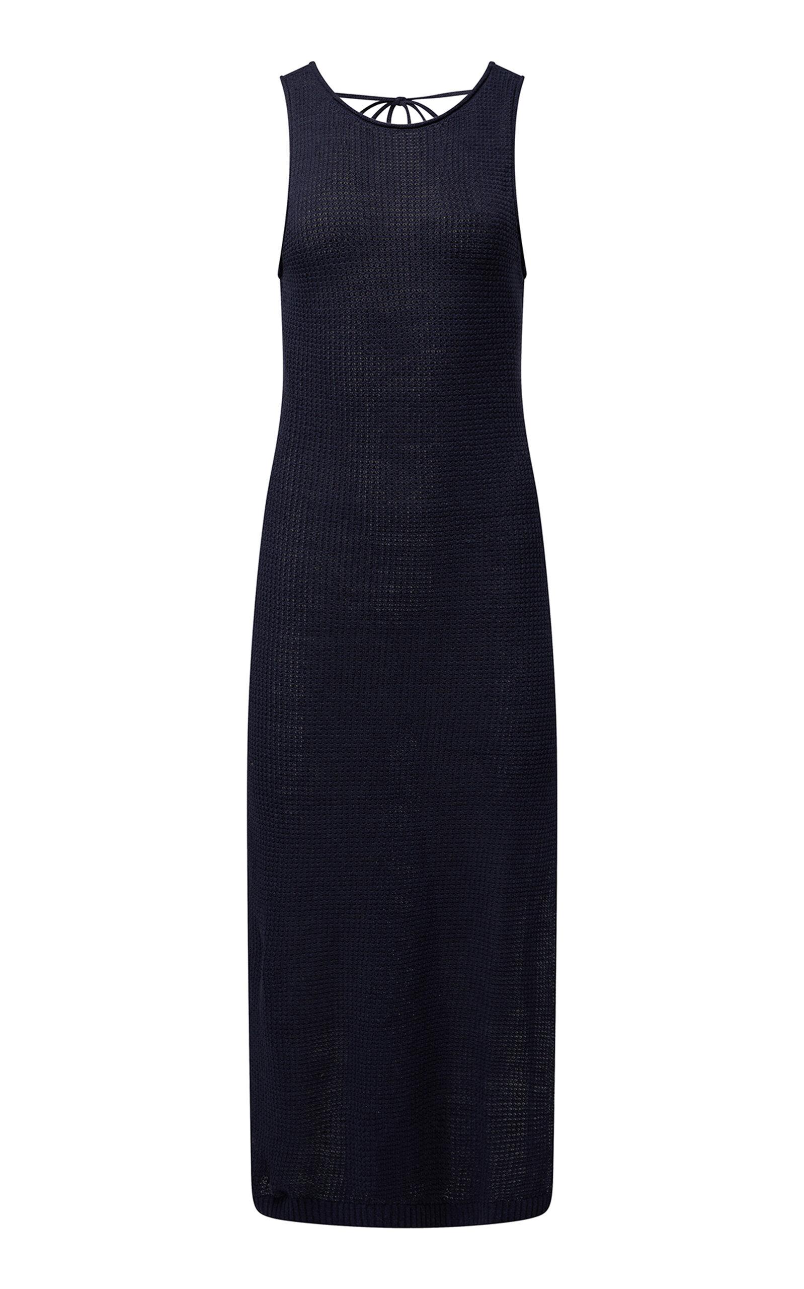 Onia Linen Knit Scoop Back Maxi Dress - Moda Operandi by ONIA
