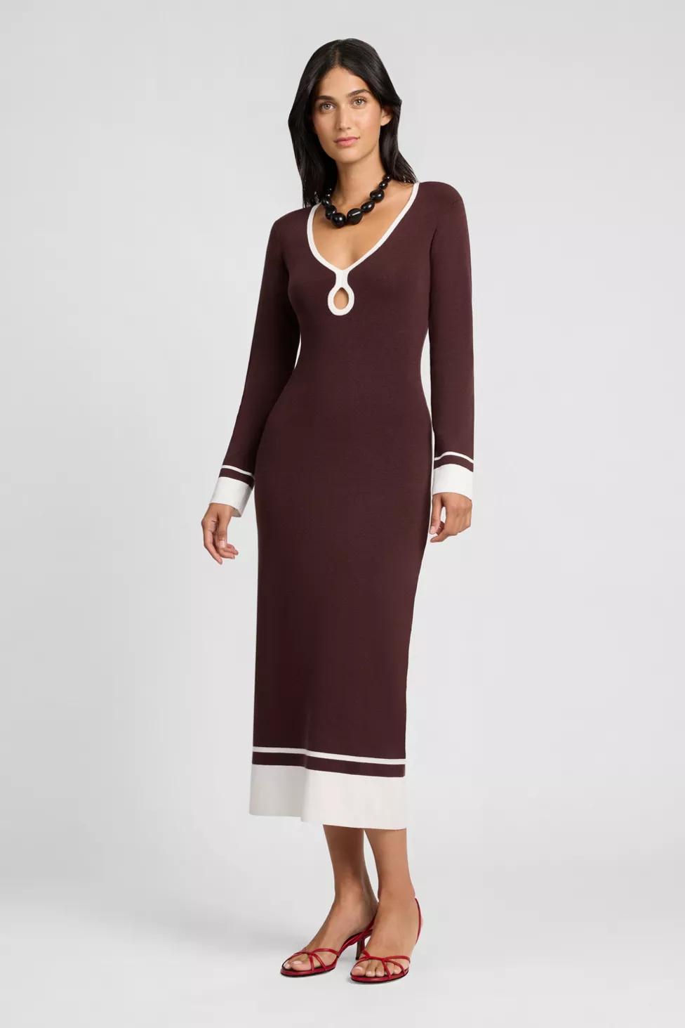 Onia Linen Tencel Midi Dress by ONIA