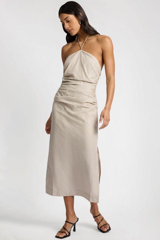 Onia Ruched Halter Dress by ONIA