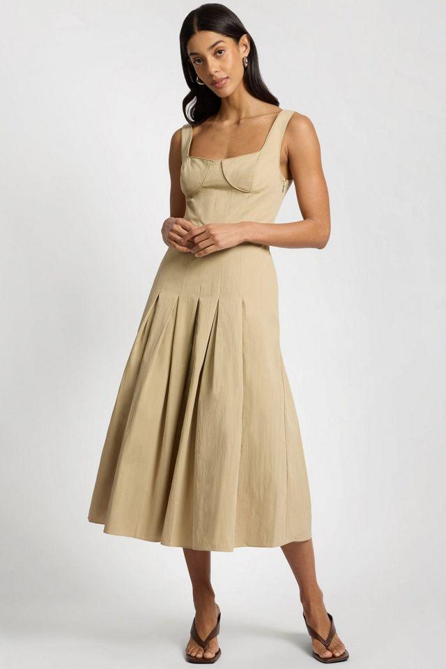Onia Sweetheart Pleated Dress by ONIA