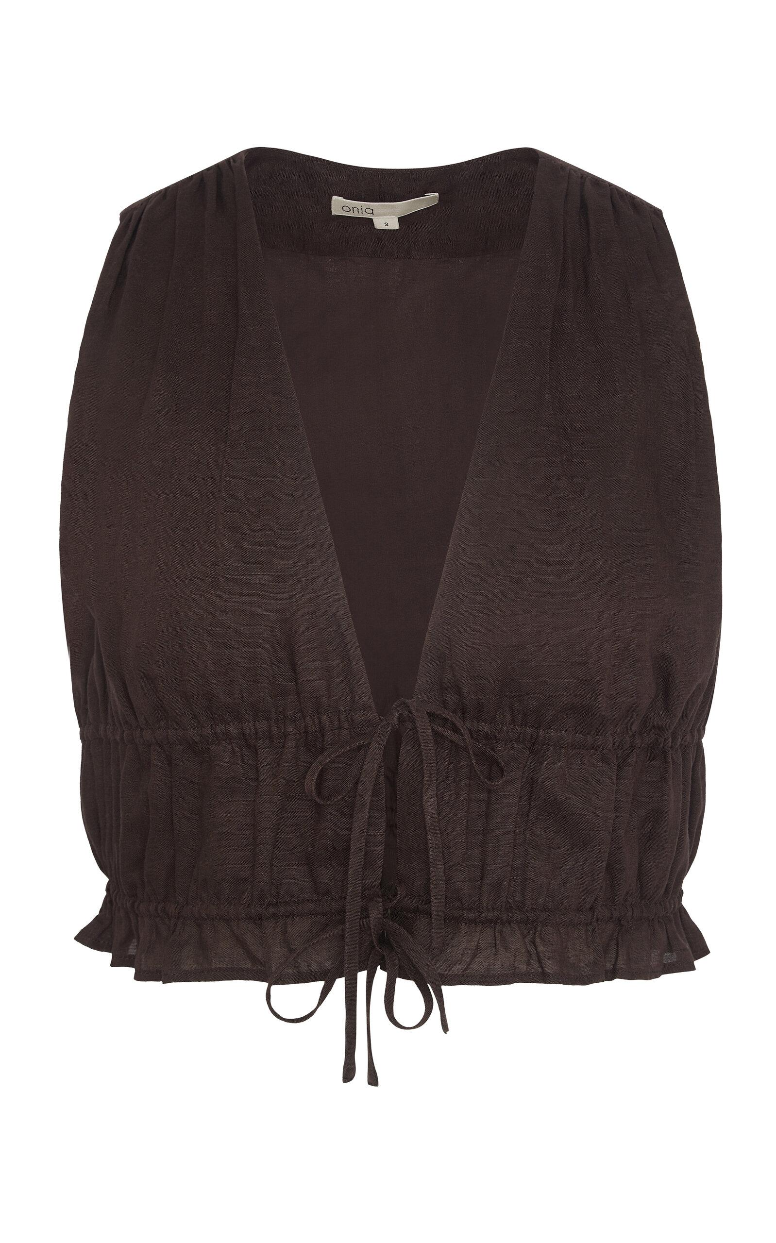 Onia Tie-Front Airinen Top - Moda Operandi by ONIA