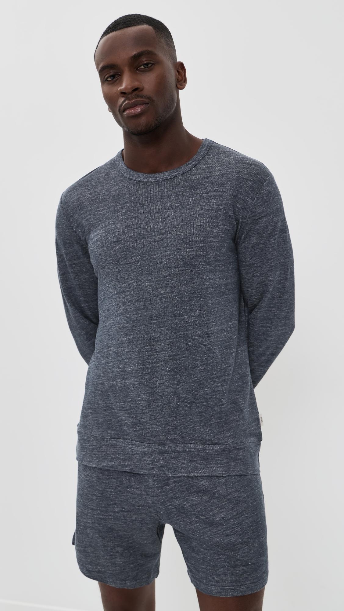 Terry Linen Crew Neck Sweatshirt by ONIA