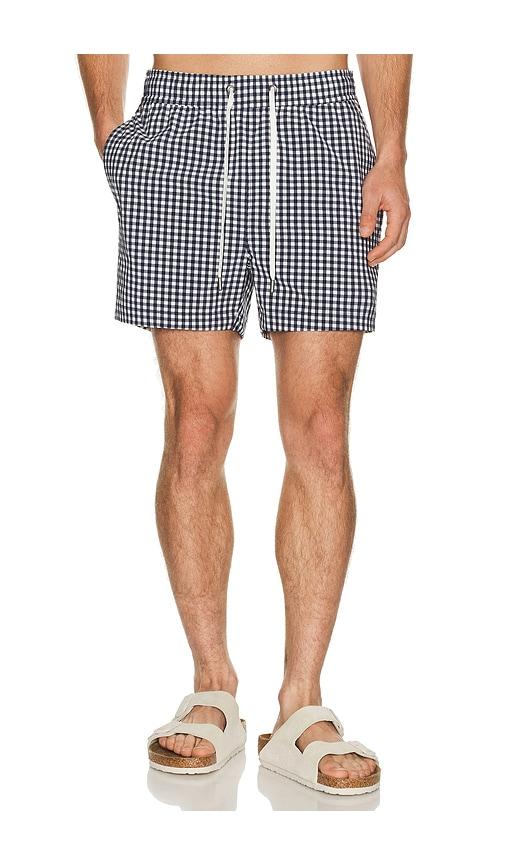 onia Charles 4 Swim Trunk in Blue by ONIA
