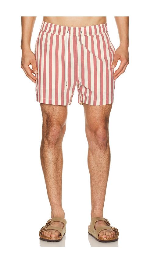 onia Charles 4 Swim Trunk in Cream by ONIA