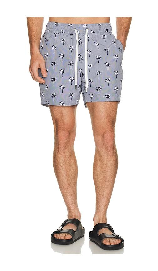 onia Charles 5 Swim Trunk in Blue by ONIA