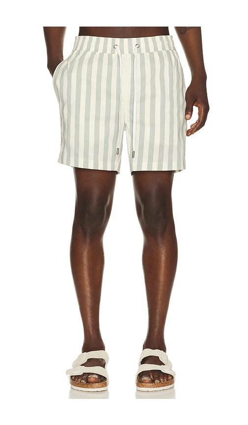 onia Charles 5 Swim Trunk in Blue by ONIA