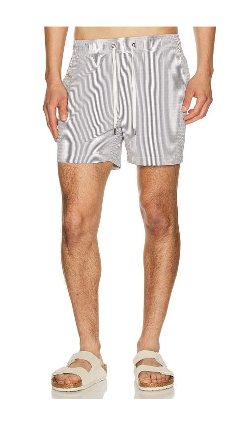 onia Charles 5 Swim Trunk in Blue by ONIA