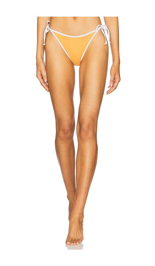onia Cleo Bikini Bottom in Orange by ONIA