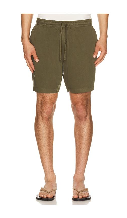onia Lyocell Beach Shorts in Olive by ONIA