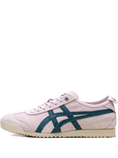 Mexico 66 "Crystal Pink/Spruce Green" sneakers by ONITSUKA TIGER