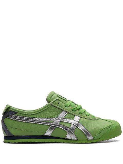 Mexico 66 "Garden Green/Pure Silver" sneakers by ONITSUKA TIGER