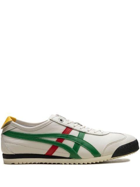 Mexico 66 SD "Birch Green/Red/Yellow" sneakers by ONITSUKA TIGER