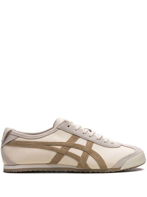 Mexico 66 Vin "White/Grey/Brown" sneakers by ONITSUKA TIGER
