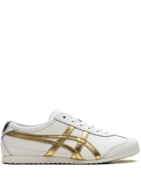 Mexico 66 "White/Rich Gold" sneakers by ONITSUKA TIGER