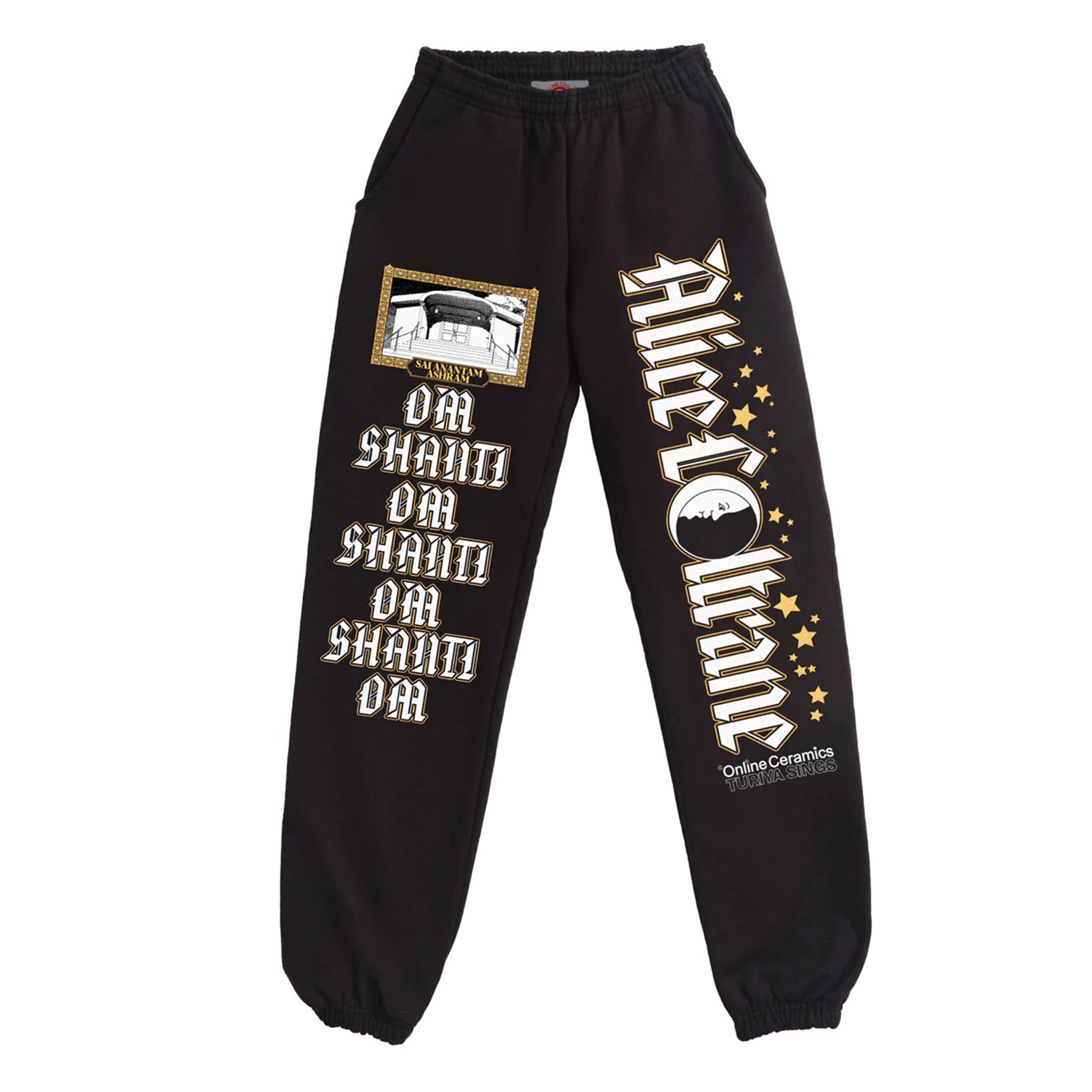 Online Ceramics - Men's Alice Coltrane ’Alice’ Sweatpants - (Black) by ONLINE CERAMICS