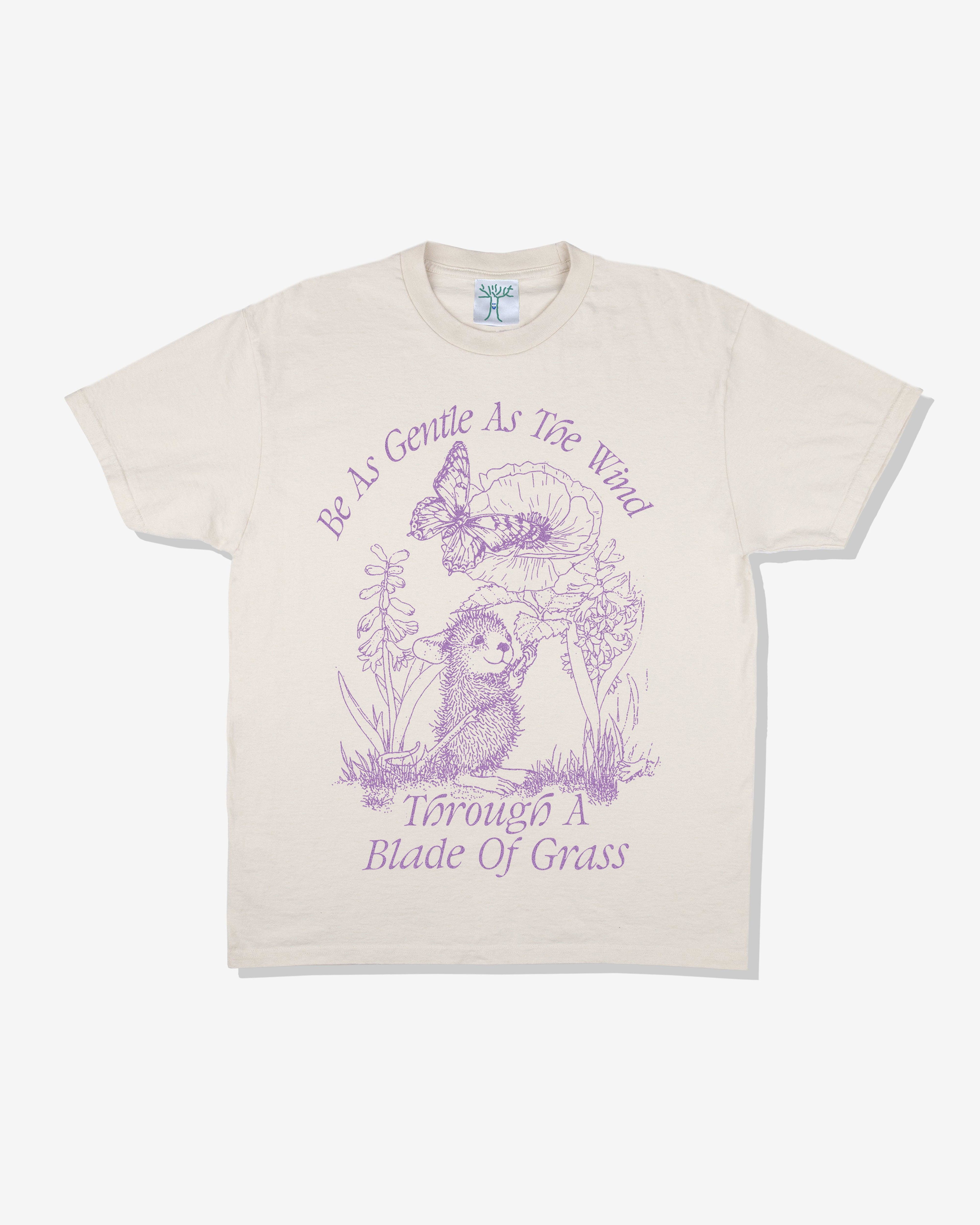 Online Ceramics - Men's As Gentle As The Wind T-Shirt - (Cream) by ONLINE CERAMICS