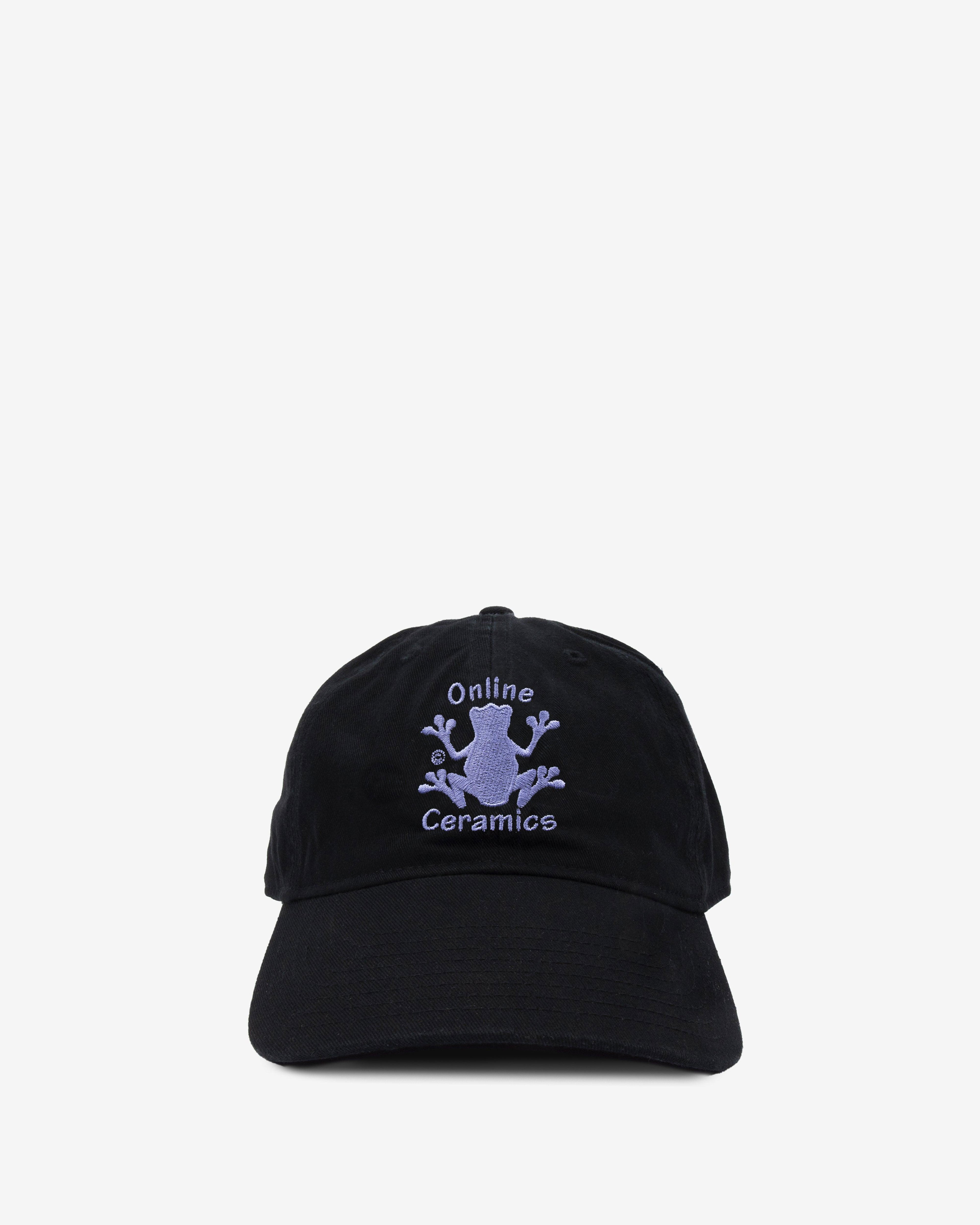 Online Ceramics - Men's Frog Logo Hat - (Black) by ONLINE CERAMICS