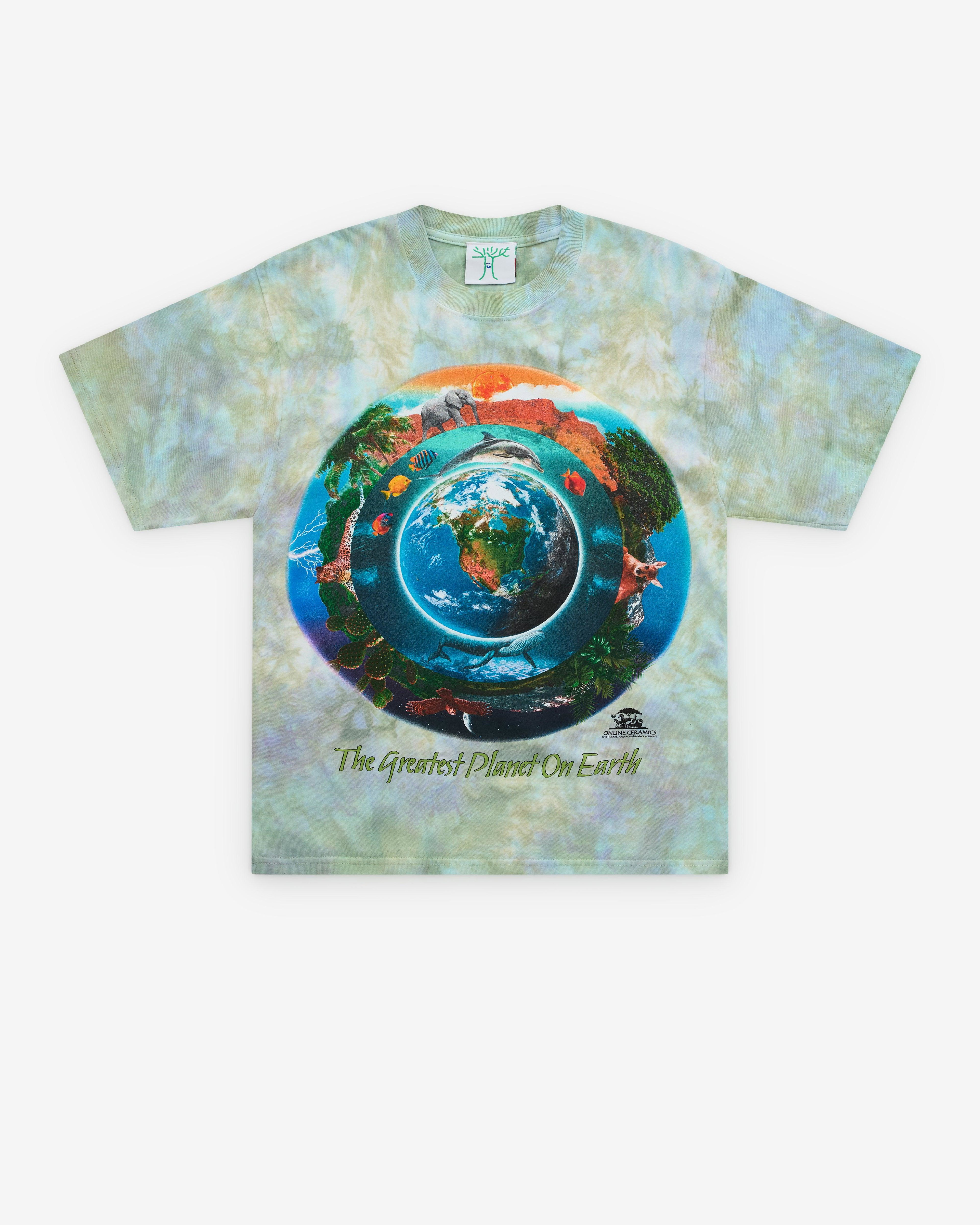 Online Ceramics - Men's Greatest Plant On Earth T-Shirt - (Tie Dye) by ONLINE CERAMICS