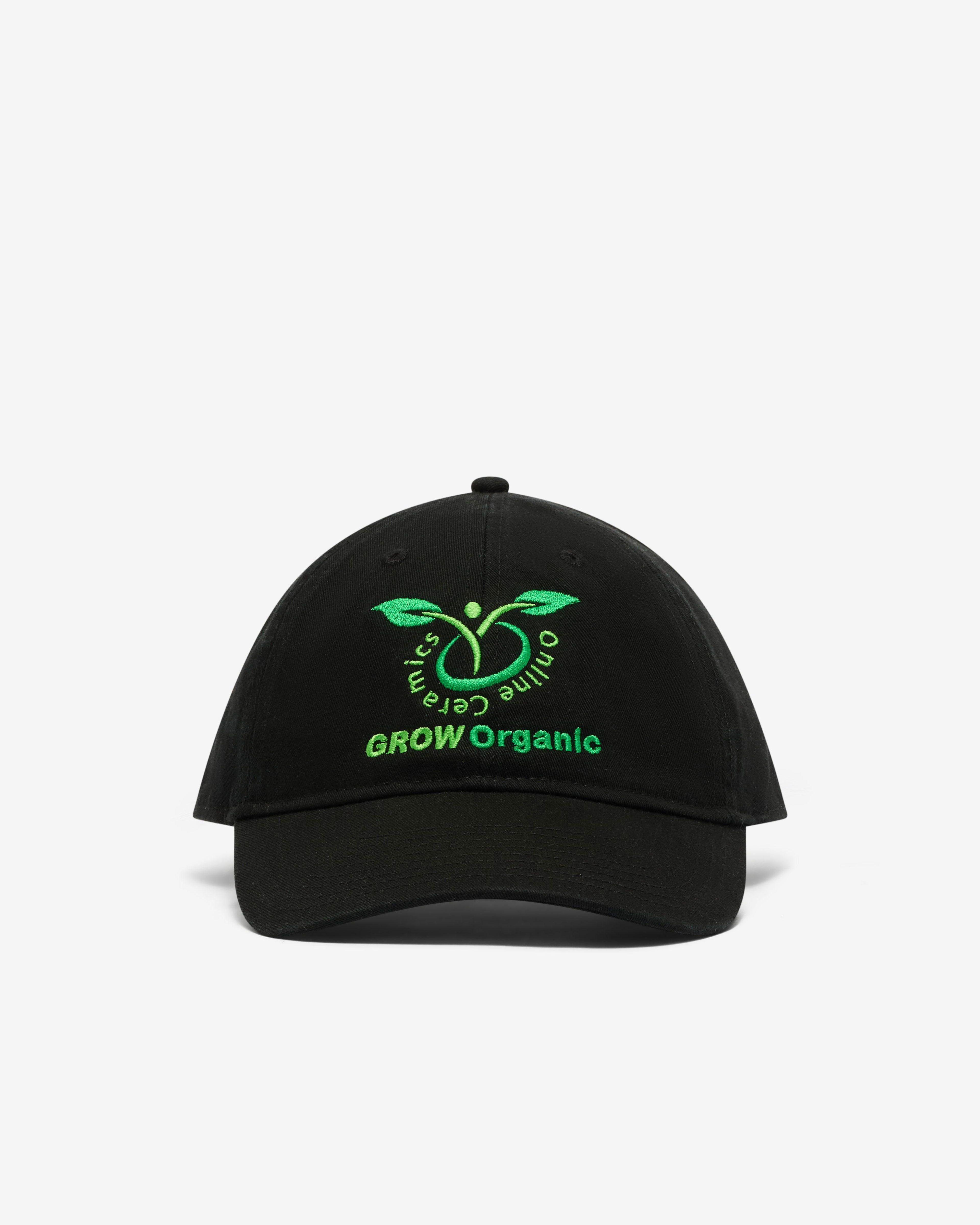 Online Ceramics - Men's Grow Organic Cap - (Black) by ONLINE CERAMICS