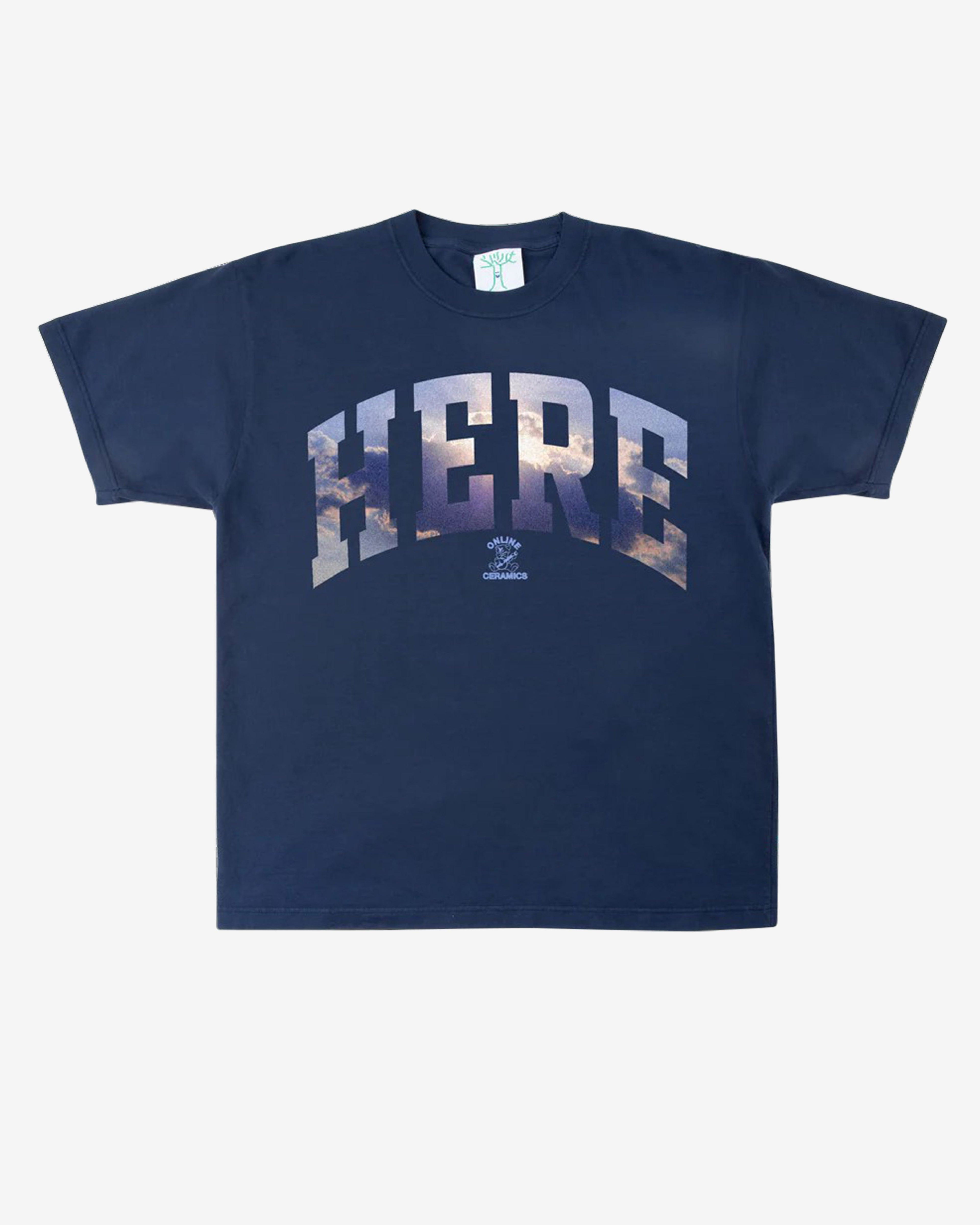 Online Ceramics - Men's Here Sky T-Shirt - (Navy) by ONLINE CERAMICS Online Ceramics - Men's Here Sky T-Shirt - (Navy) by ONLINE CERAMICS
