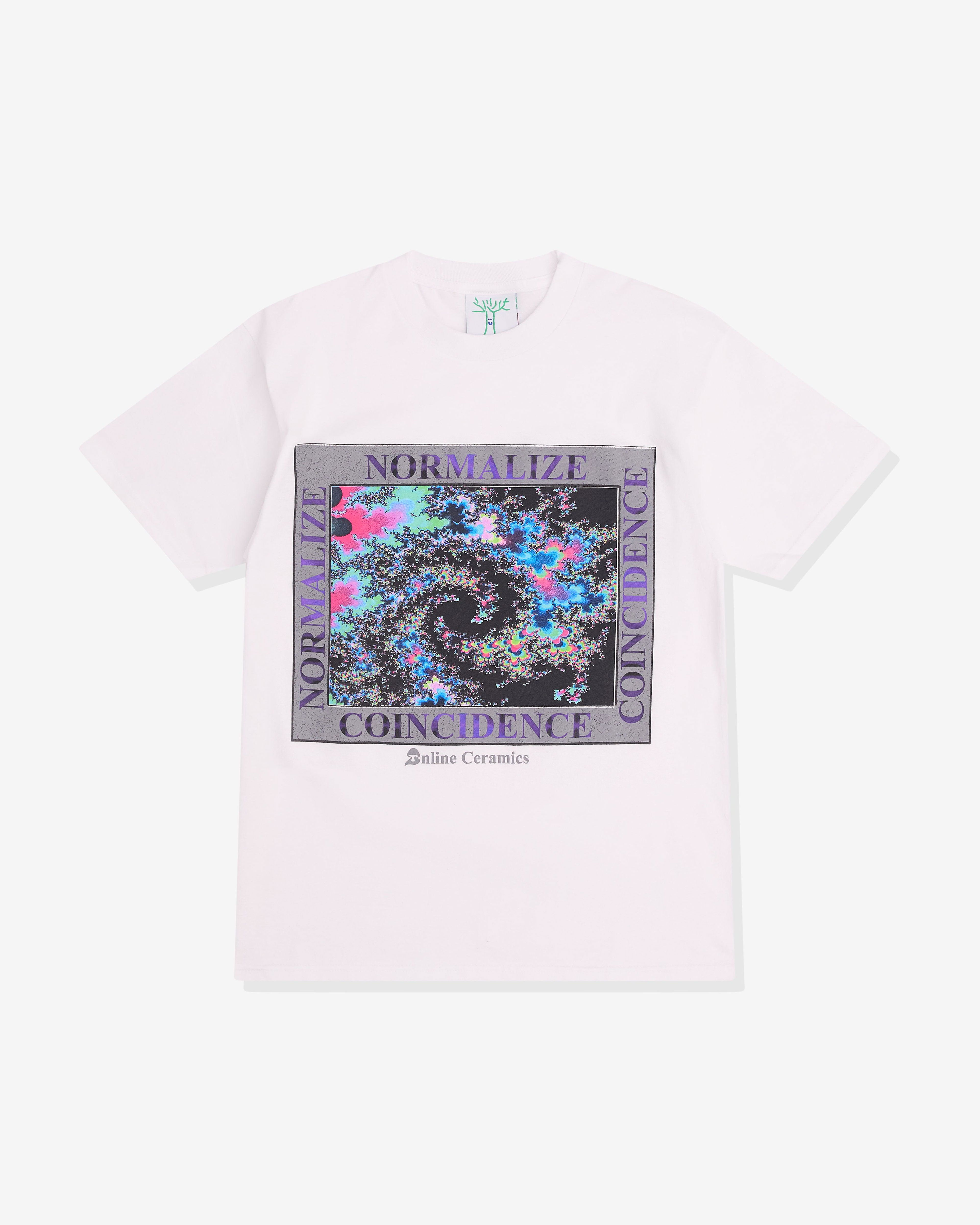Online Ceramics - Men's Normalize Coincidence T-Shirt - (White) by ONLINE CERAMICS