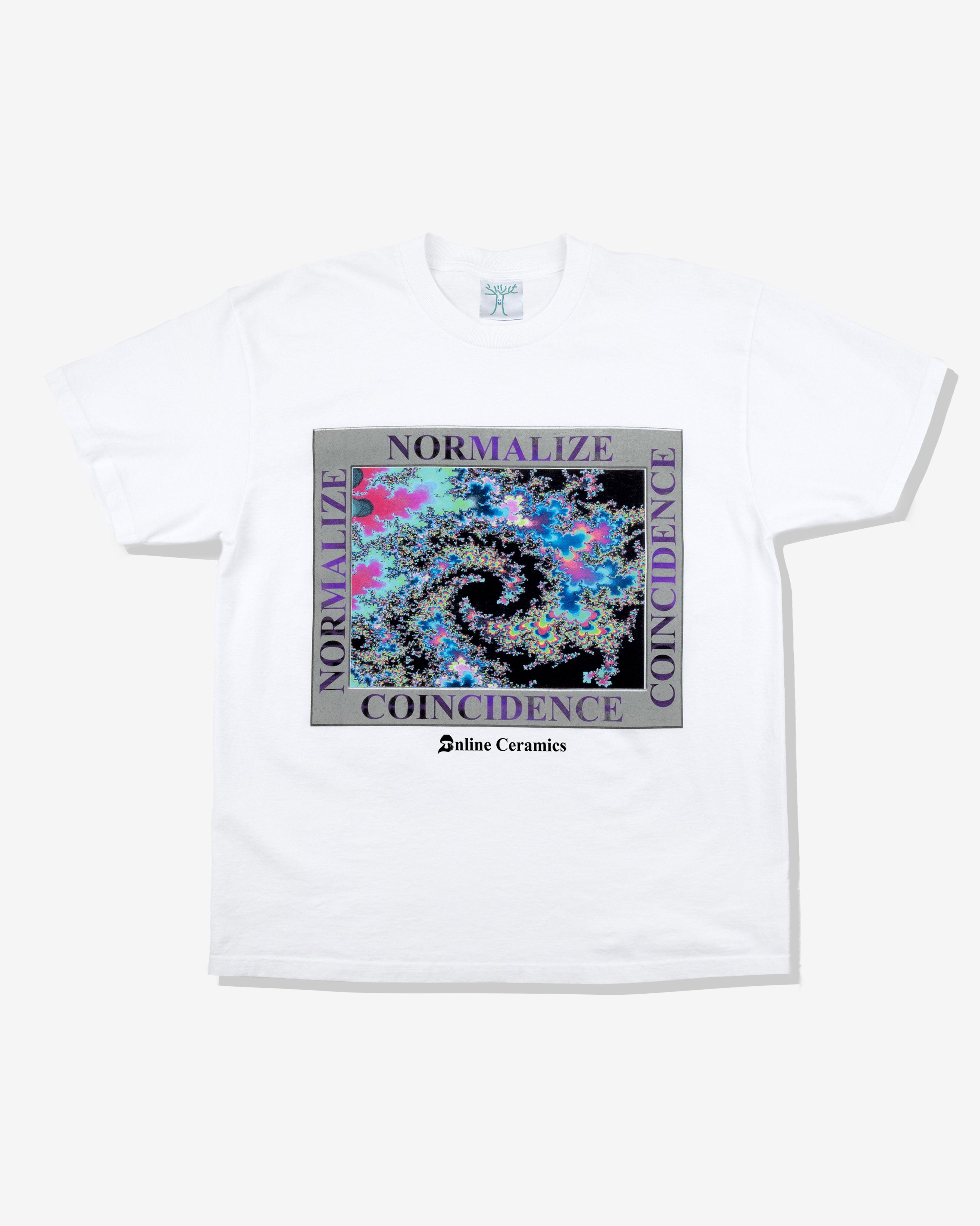 Online Ceramics - Men's Normalize Coincidence T-Shirt - (White) by ONLINE CERAMICS