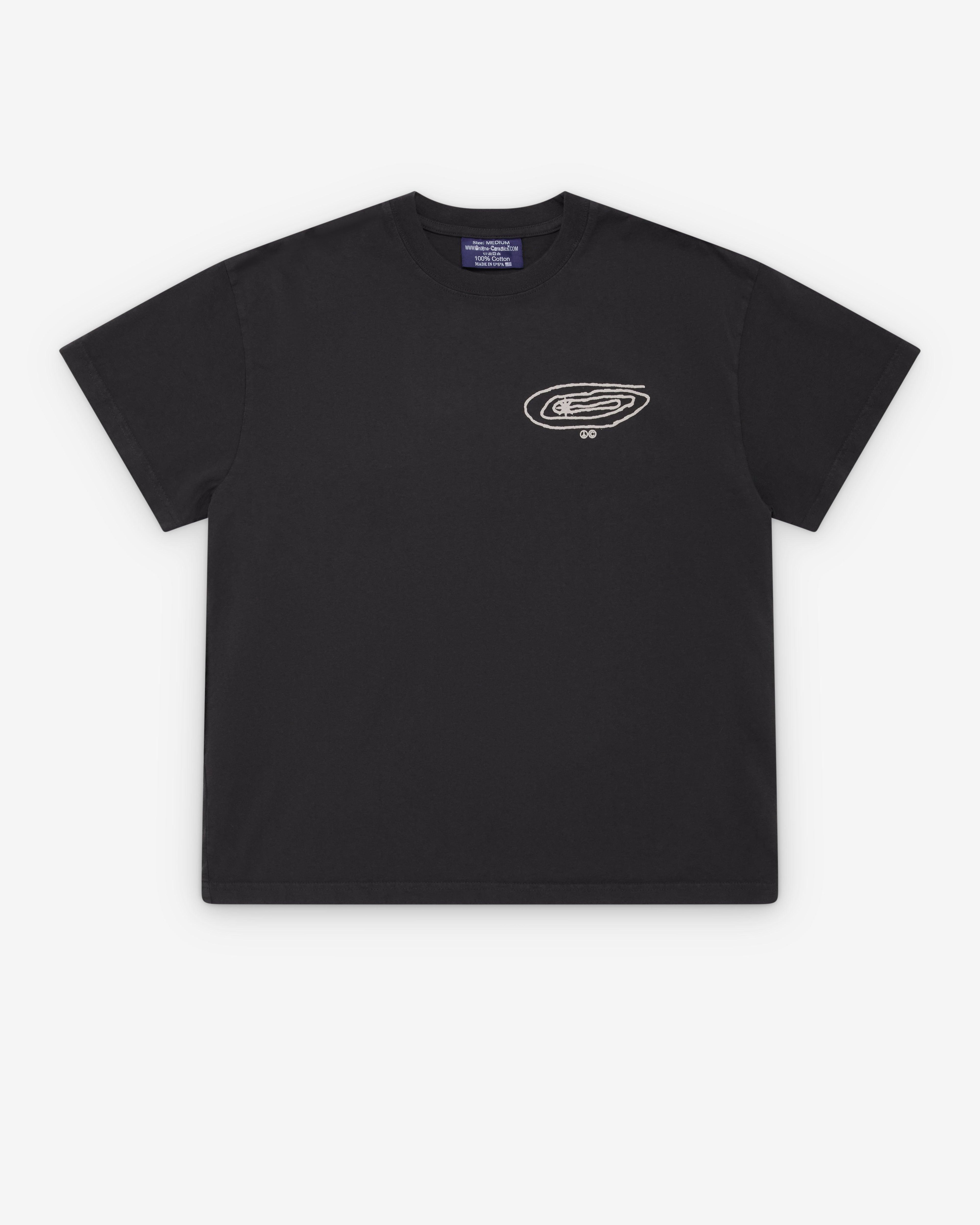 Online Ceramics - Men's Shooting Star T-Shirt - (Off Black) by ONLINE CERAMICS
