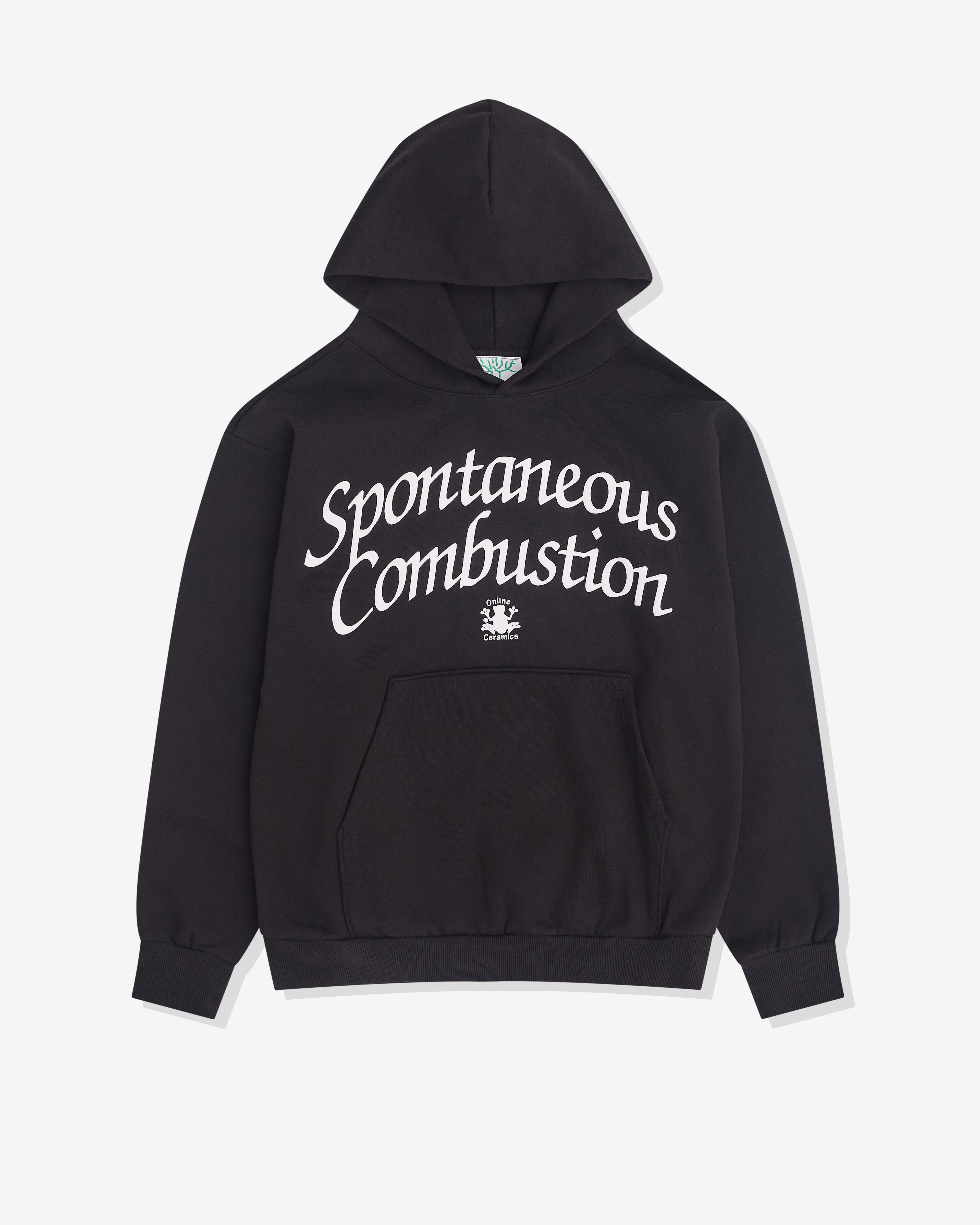 Online Ceramics - Men's Spontaneous Combustion Hoodie - (Black) by ONLINE CERAMICS
