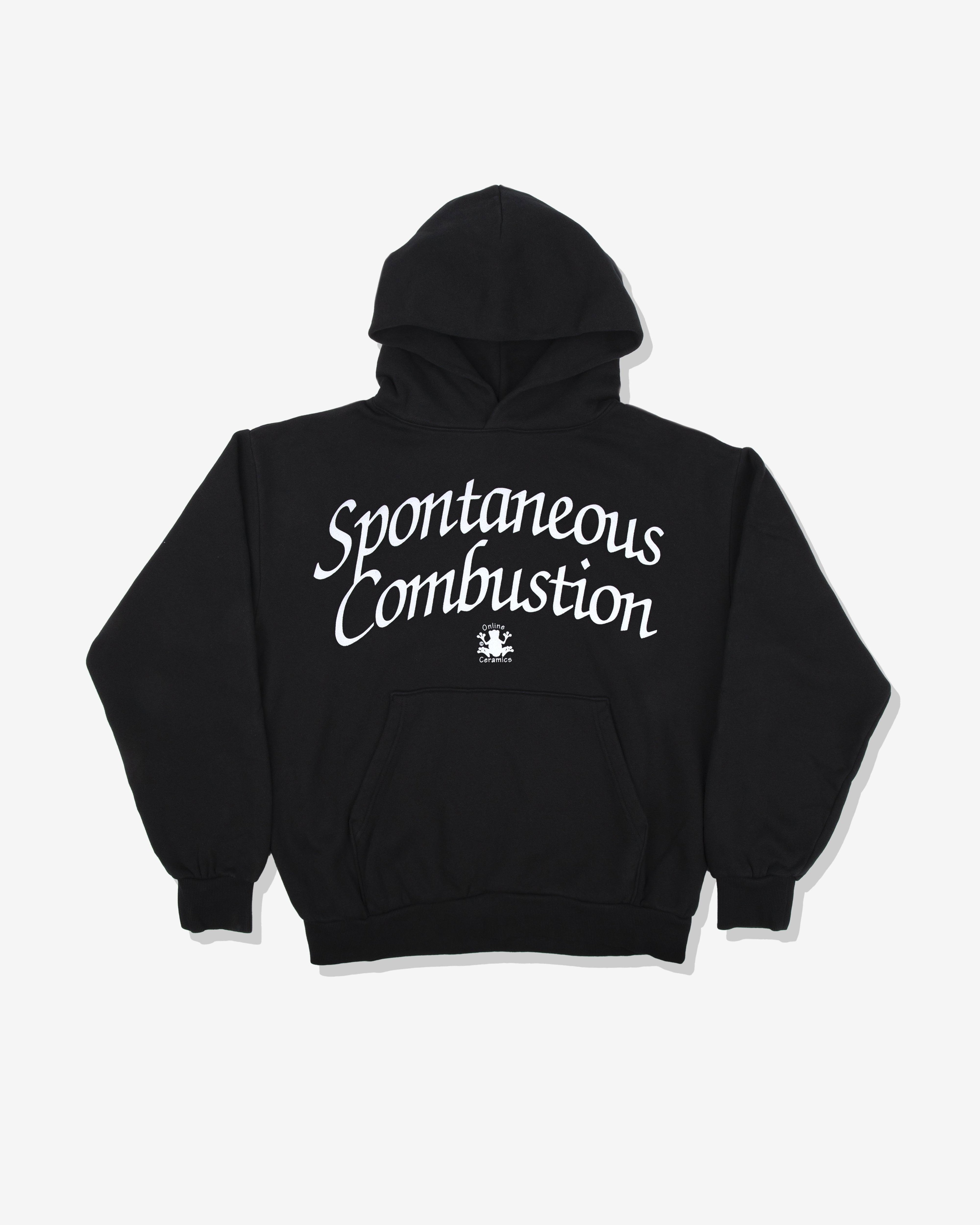 Online Ceramics - Men's Spontaneous Combustion Hoodie - (Black) by ONLINE CERAMICS