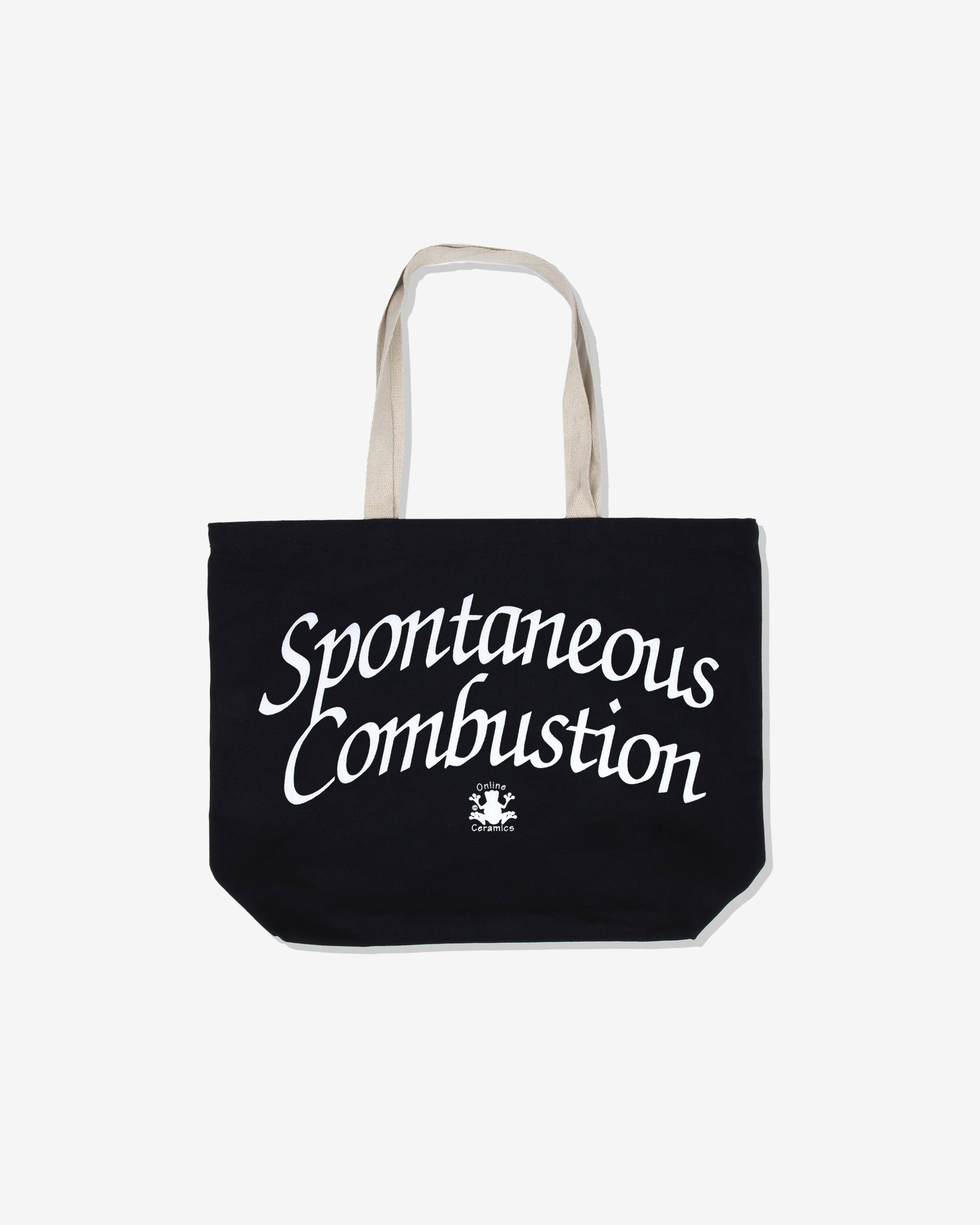 Online Ceramics - Men's Spontaneous Combustion Tote - (Black) by ONLINE CERAMICS
