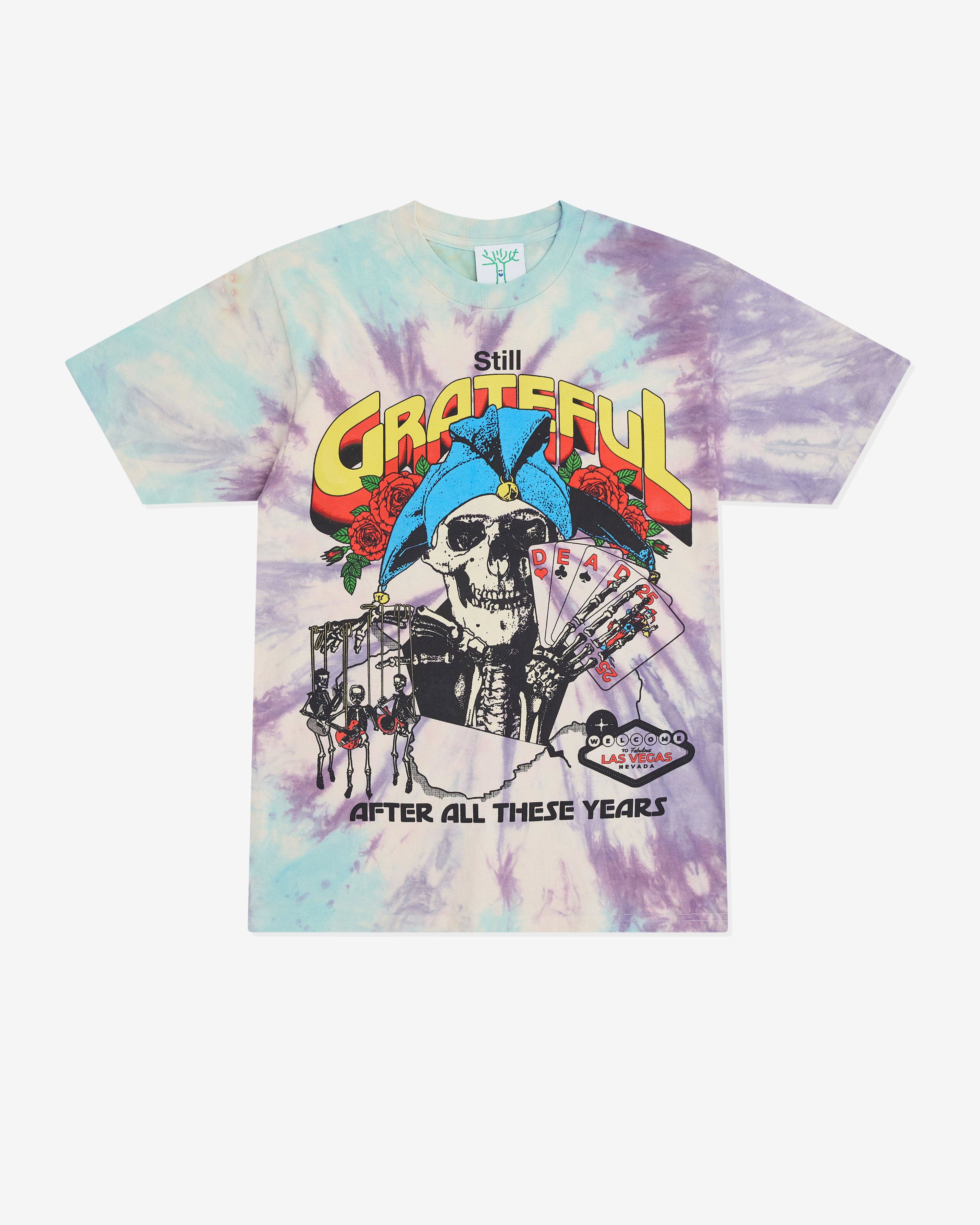 Online Ceramics - Men’s Still Grateful After All These Year T-Shirt - (Tie-Dye) by ONLINE CERAMICS