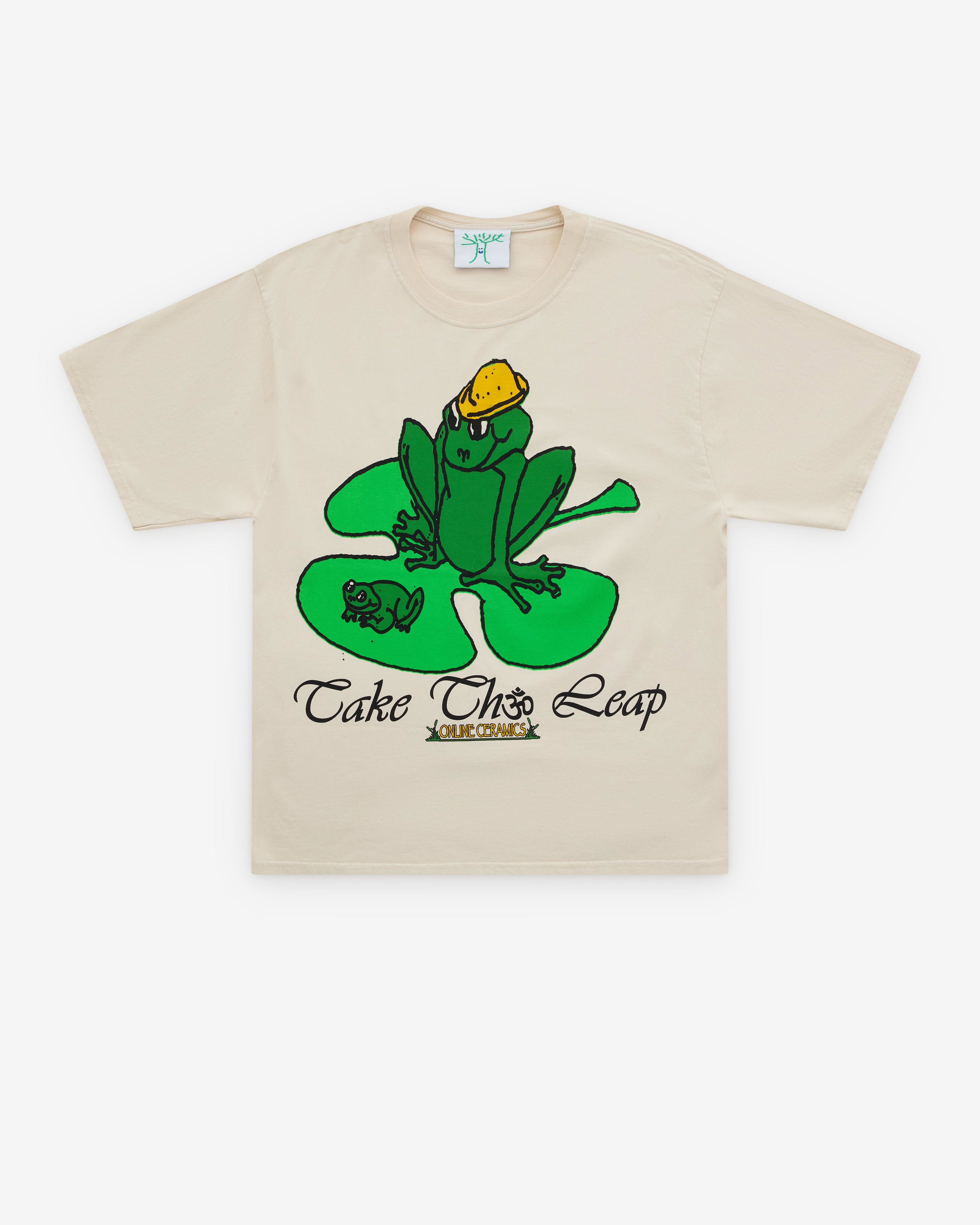 Online Ceramics - Men's Success Of A Frog T-Shirt - (Cream) by ONLINE CERAMICS