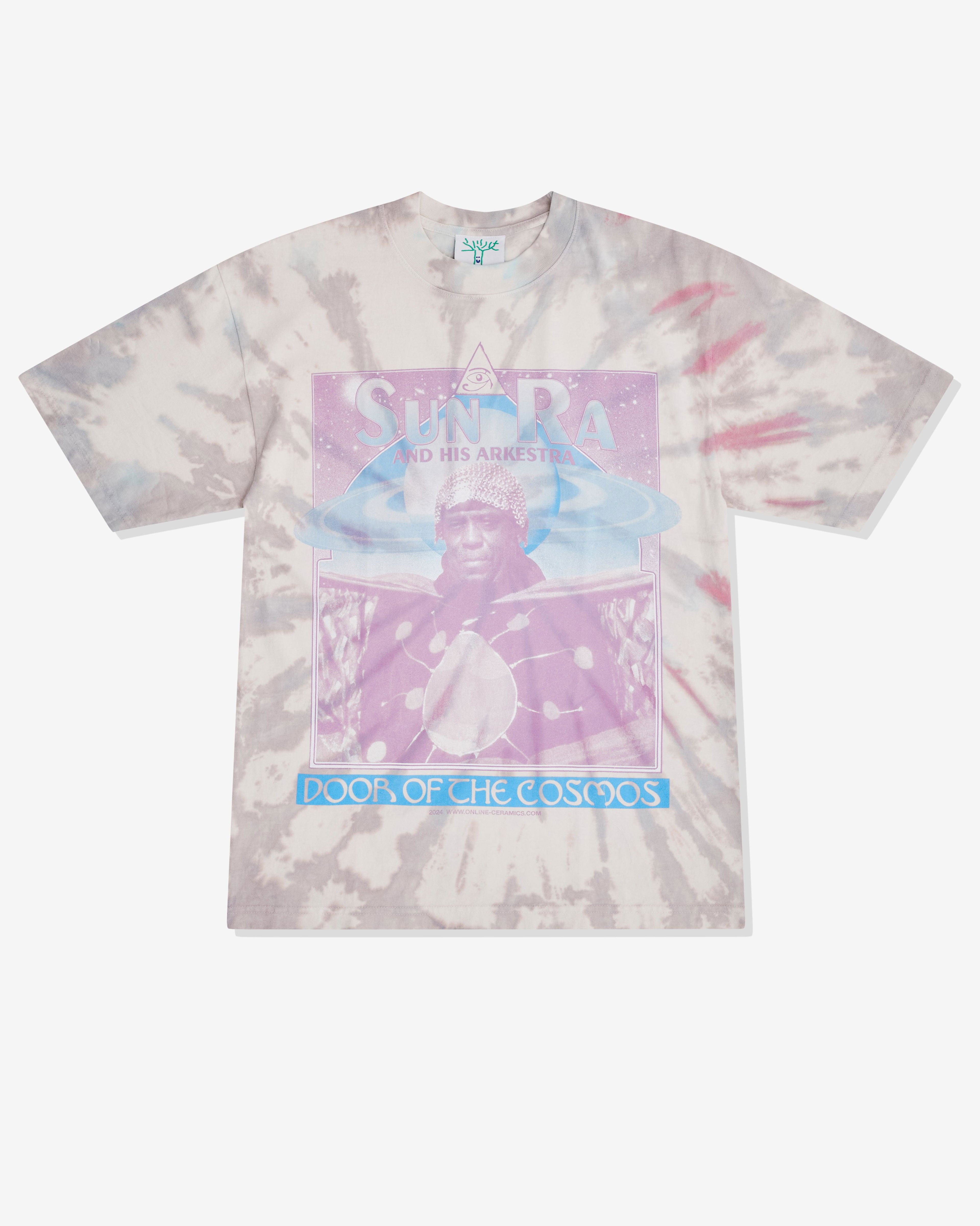 Online Ceramics - Men's Sun Ra Door Of The Cosmos T-Shirt - (Tie Dye) by ONLINE CERAMICS Online Ceramics - Men's Sun Ra Door Of The Cosmos T-Shirt - (Tie Dye) by ONLINE CERAMICS