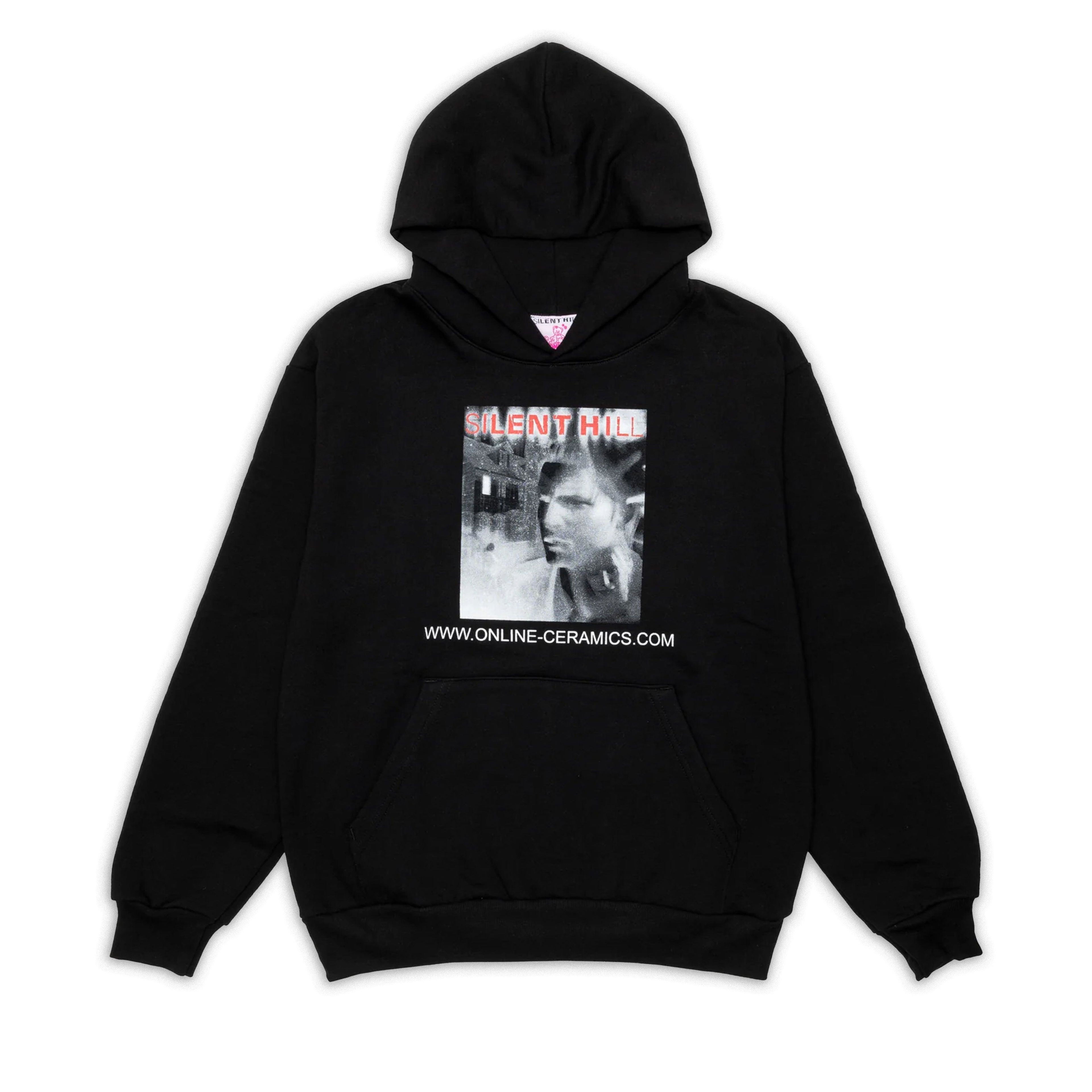 Online Ceramics - Men’s Welcome To Silent Hill Hoodie - (Black) by ONLINE CERAMICS