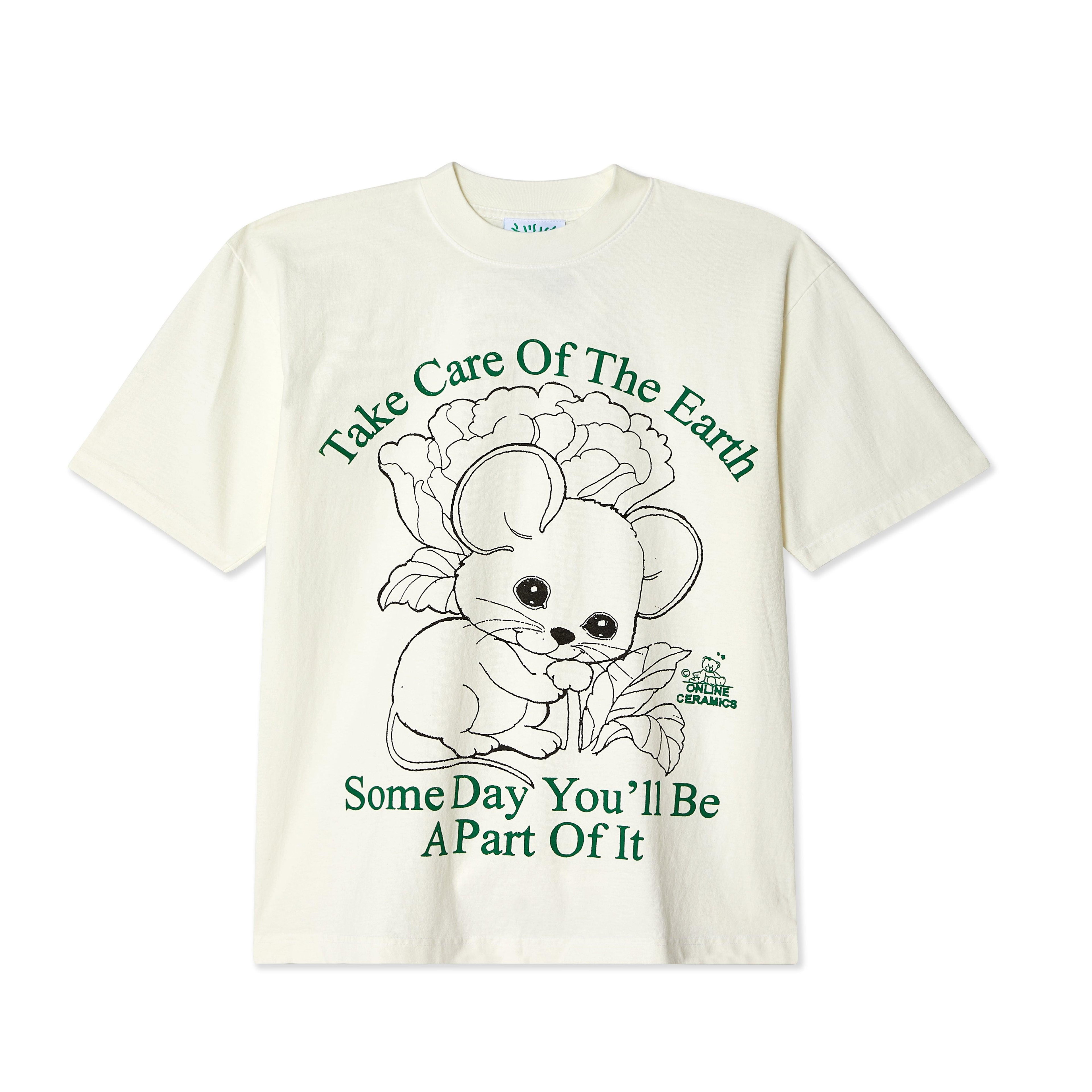 Online Ceramics - Take Care Of The Earth T-Shirt - (Off-White) by ONLINE CERAMICS