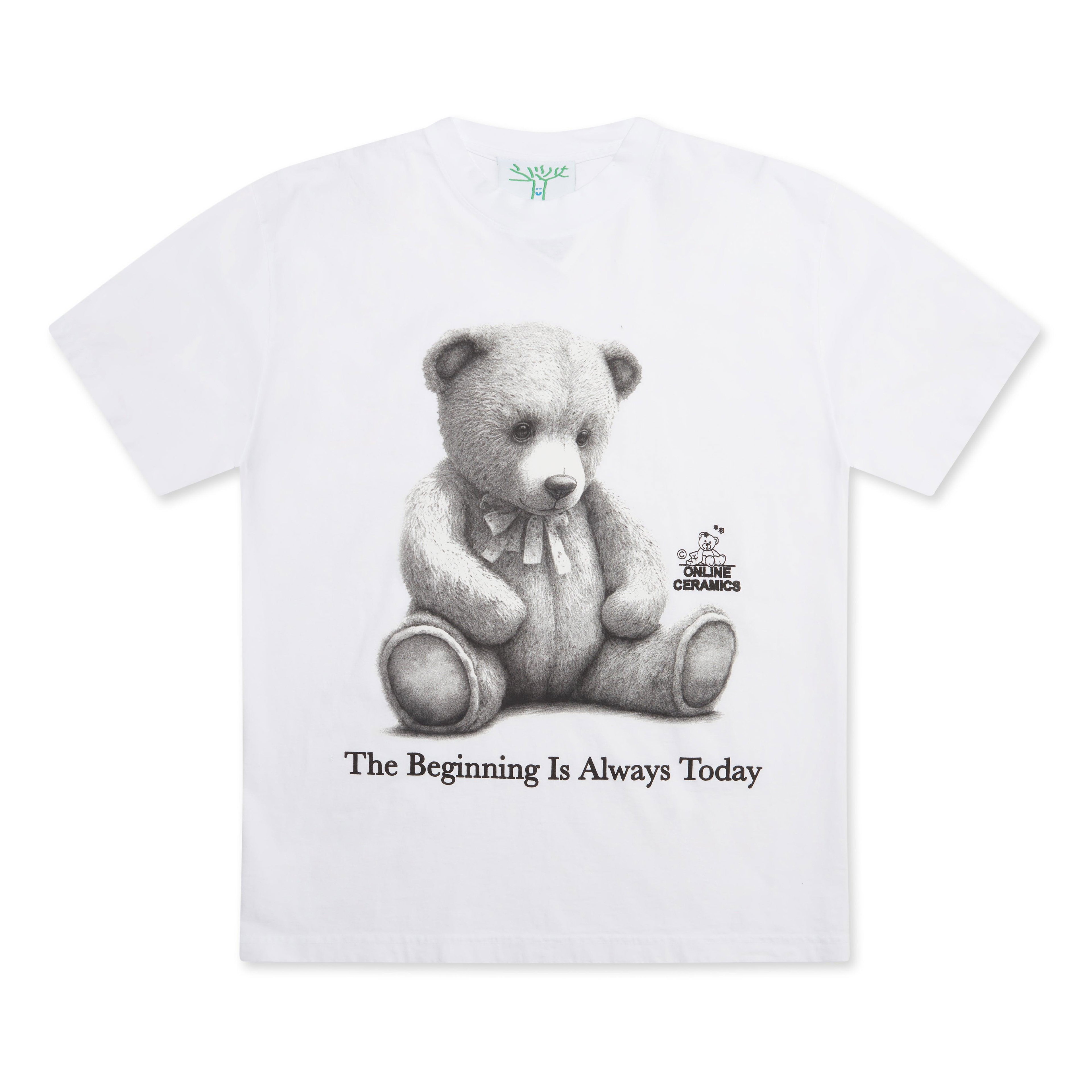 Online Ceramics - The Beginning Is Always Today T-Shirt - (White) by ONLINE CERAMICS