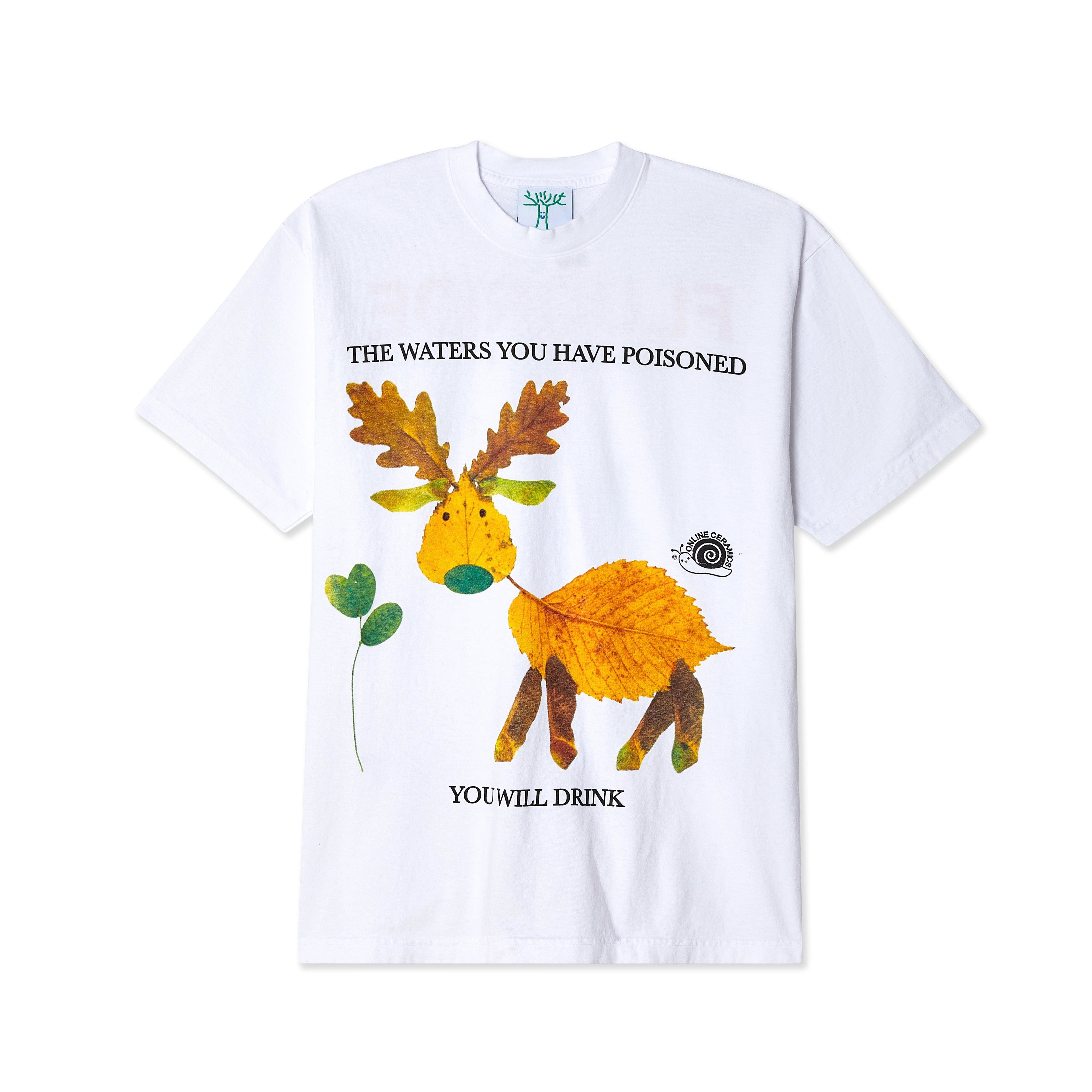 Online Ceramics - The Waters You Have Poisoned T-Shirt - (White) by ONLINE CERAMICS