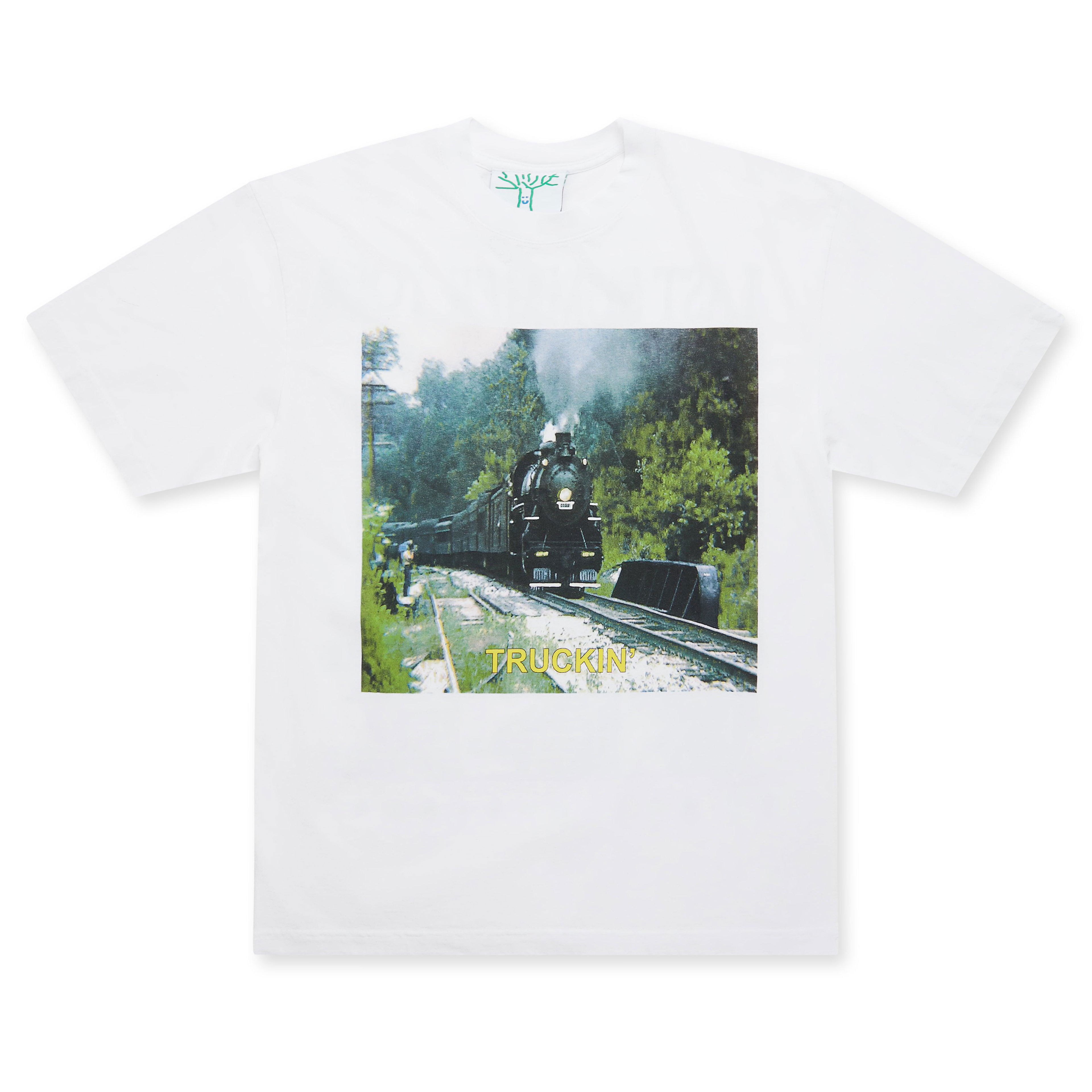 Online Ceramics - Truckin' Tee - (White) by ONLINE CERAMICS Online Ceramics - Truckin' Tee - (White) by ONLINE CERAMICS