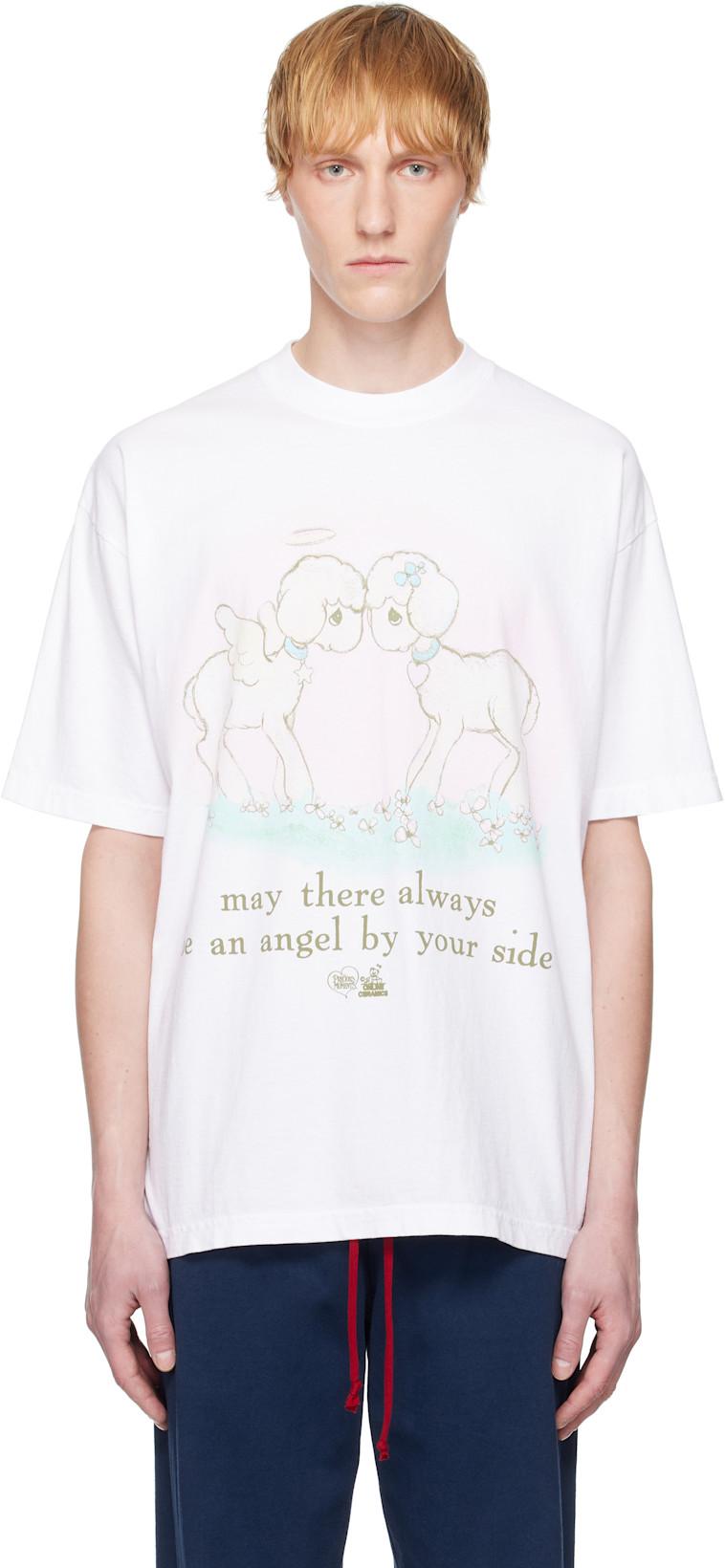 White Precious Moments 'Angel' T-shirt by ONLINE CERAMICS