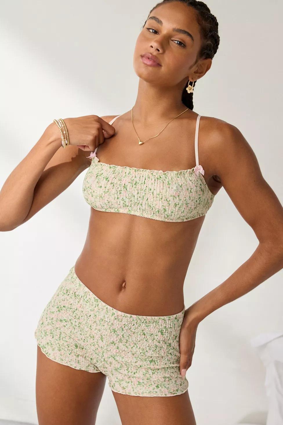Only Hearts Kiki Bunny Ruffle Triangle Bralette by ONLY HEARTS
