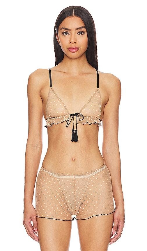 Only Hearts Magic Number Dixie Bralette in Brown by ONLY HEARTS