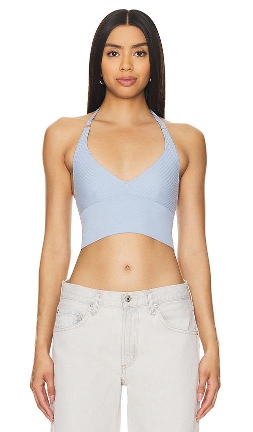Only Hearts So Fine Halter Bralette in Blue by ONLY HEARTS
